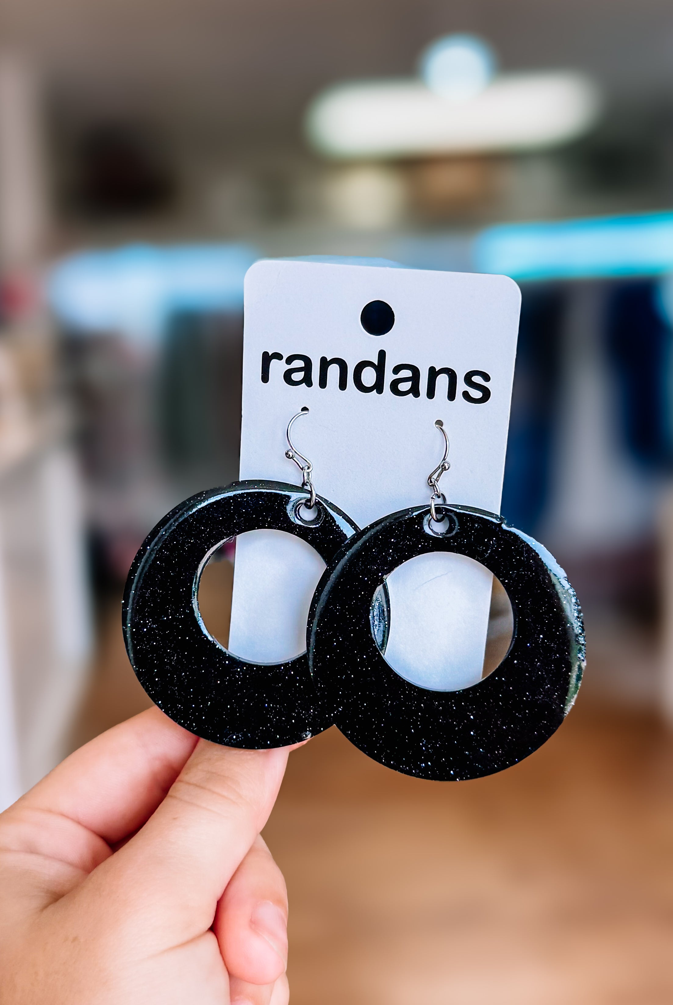 Randans Resin Earrings-Dear Me Southern Boutique, located in DeRidder, Louisiana