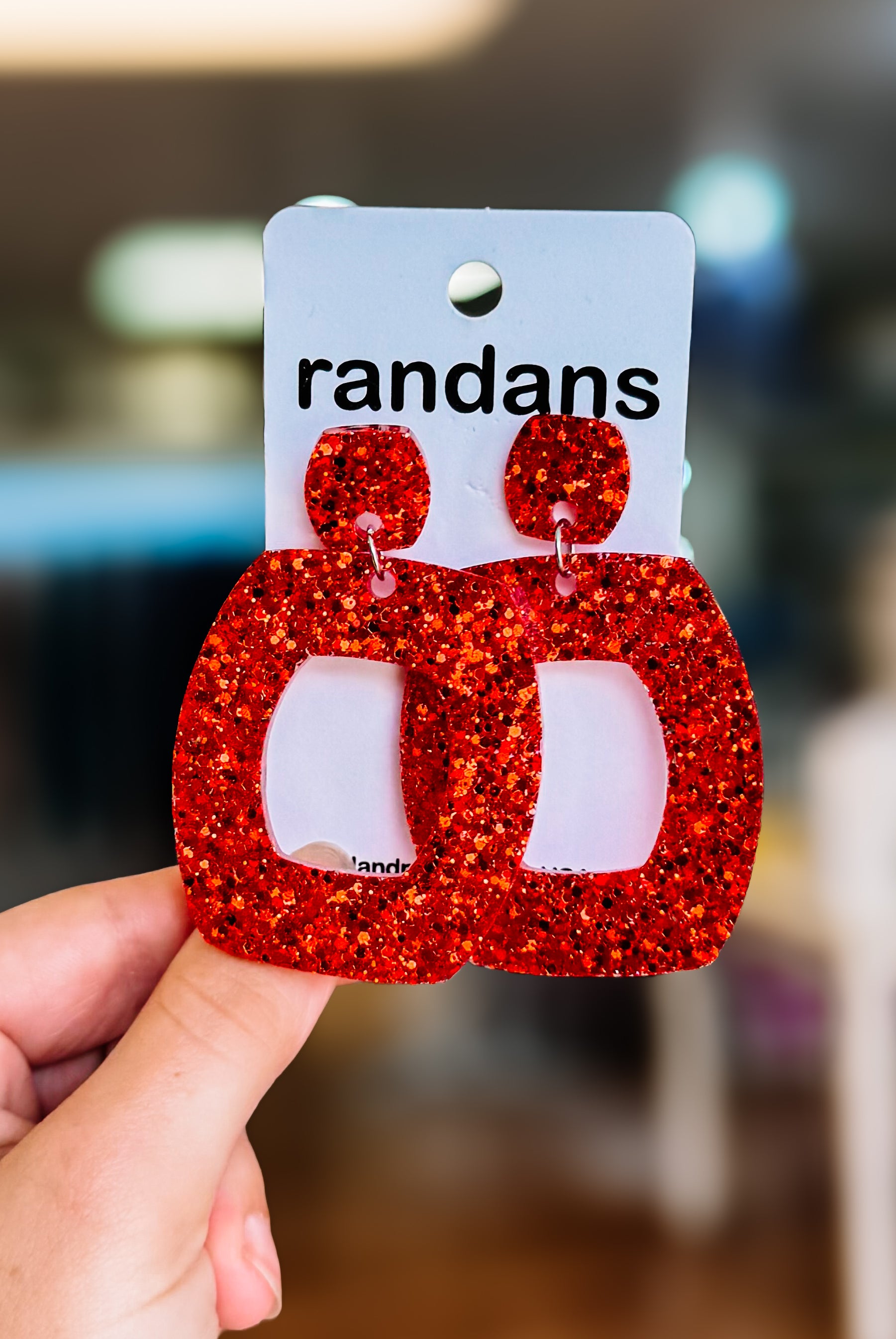Randans Resin Earrings-Dear Me Southern Boutique, located in DeRidder, Louisiana