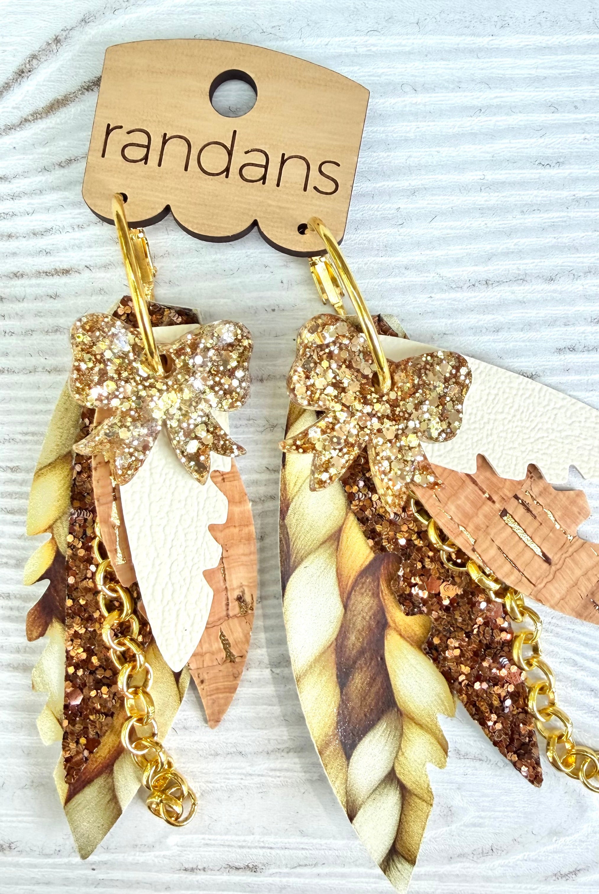Randans fringe hoop earrings- Fall- Bjorn-Dear Me Southern Boutique, located in DeRidder, Louisiana