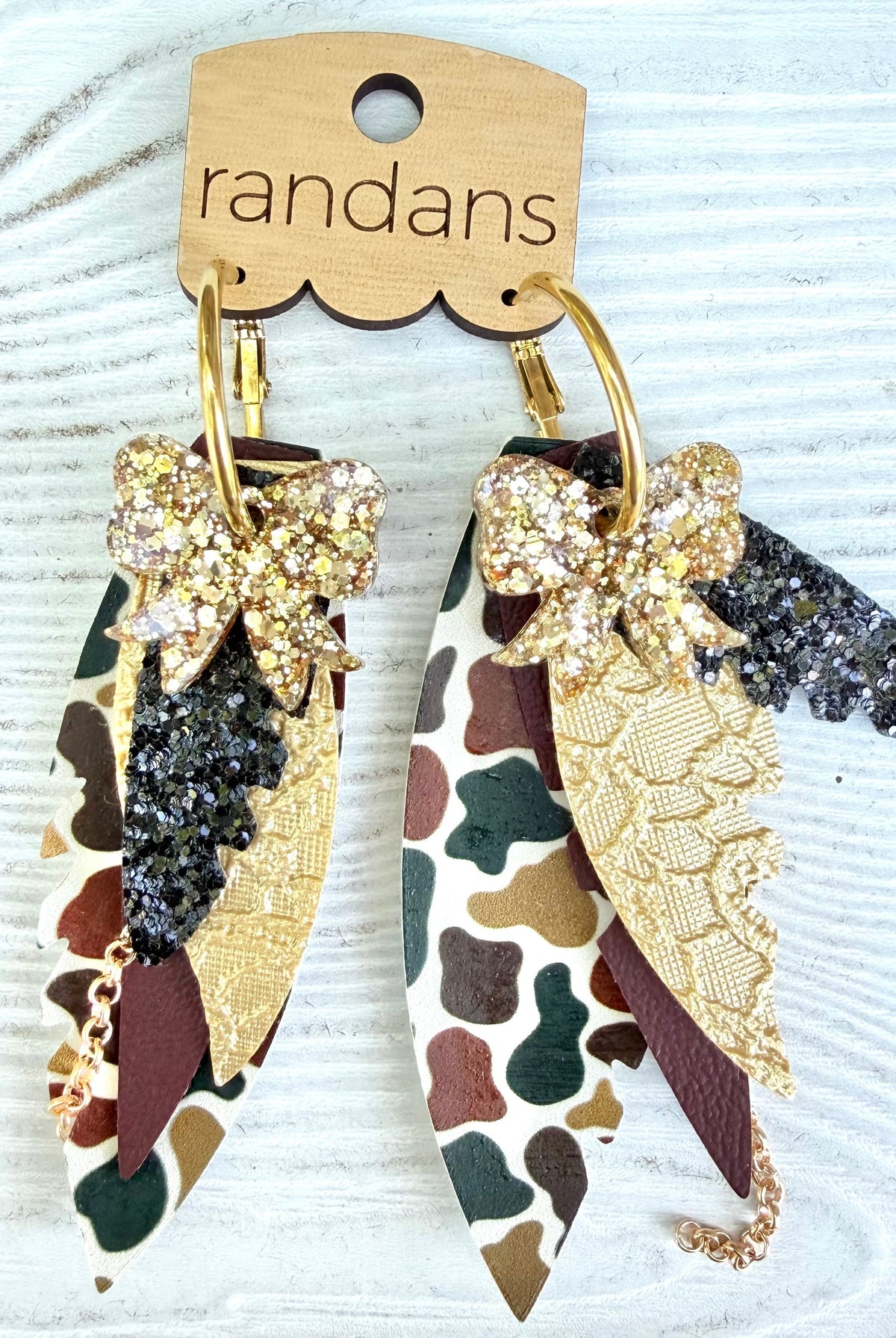 Randans fringe hoop earrings- Fall- Griffin-Presales-Dear Me Southern Boutique, located in DeRidder, Louisiana