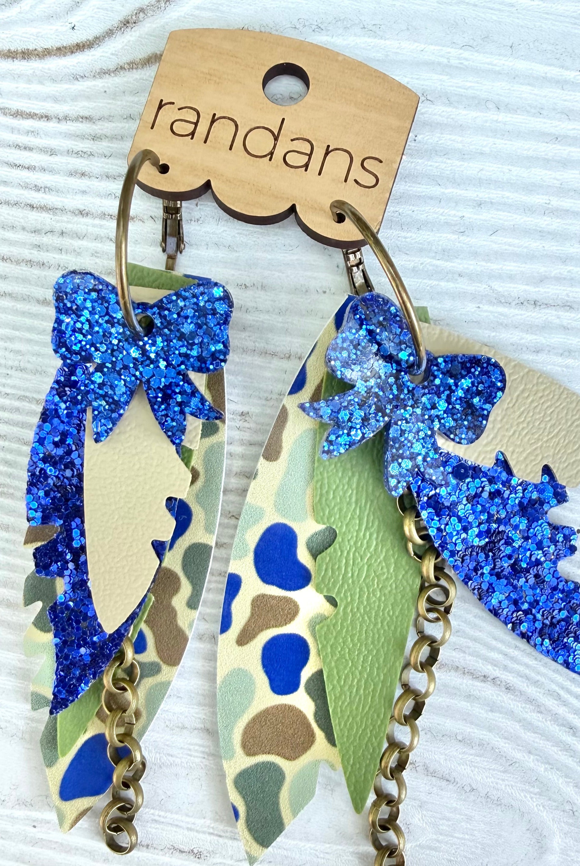 Randans fringe hoop earrings- Fall- Rowdy-Dear Me Southern Boutique, located in DeRidder, Louisiana