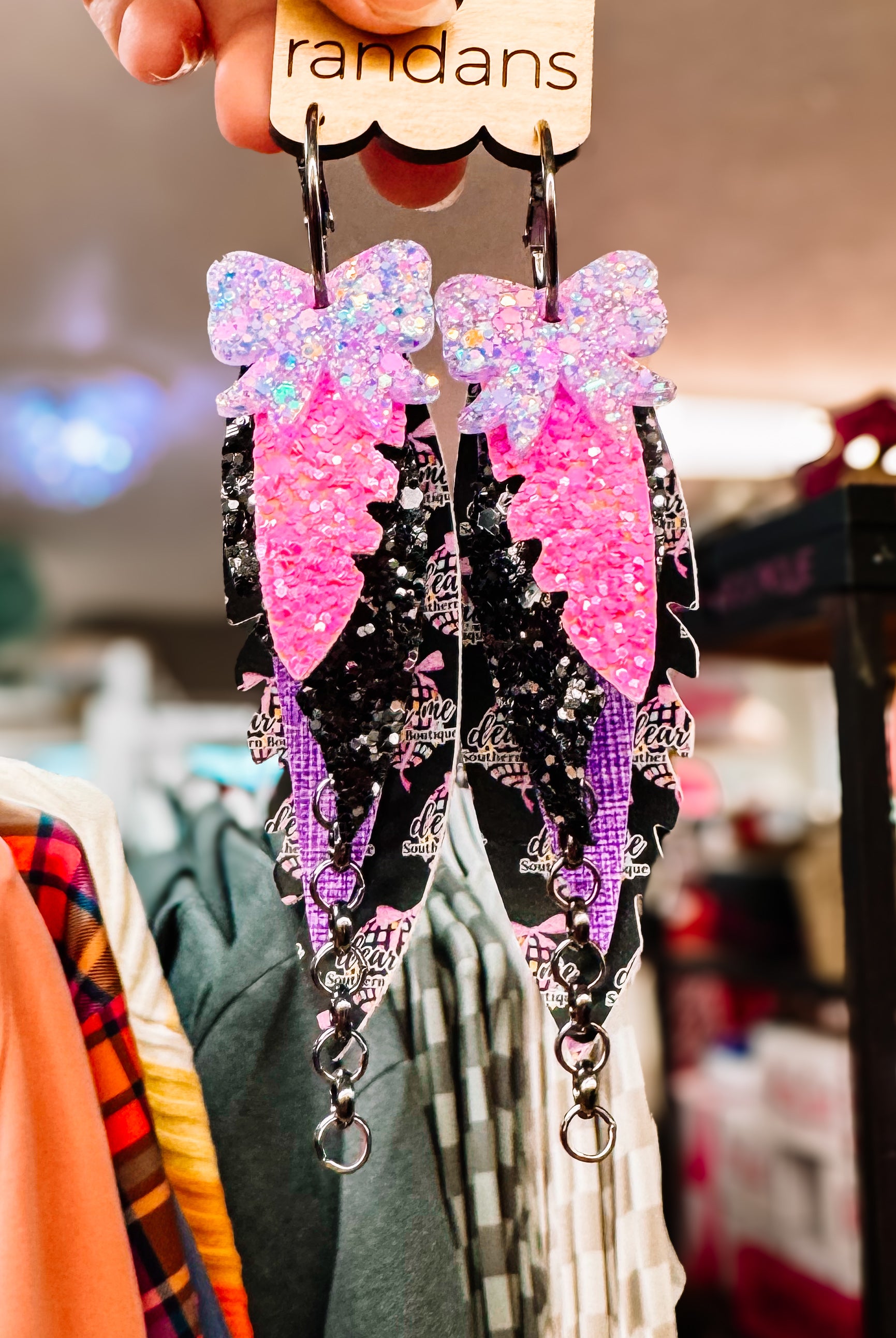 Randans x Dear Me Collab Fringe-Earrings-Dear Me Southern Boutique, located in DeRidder, Louisiana