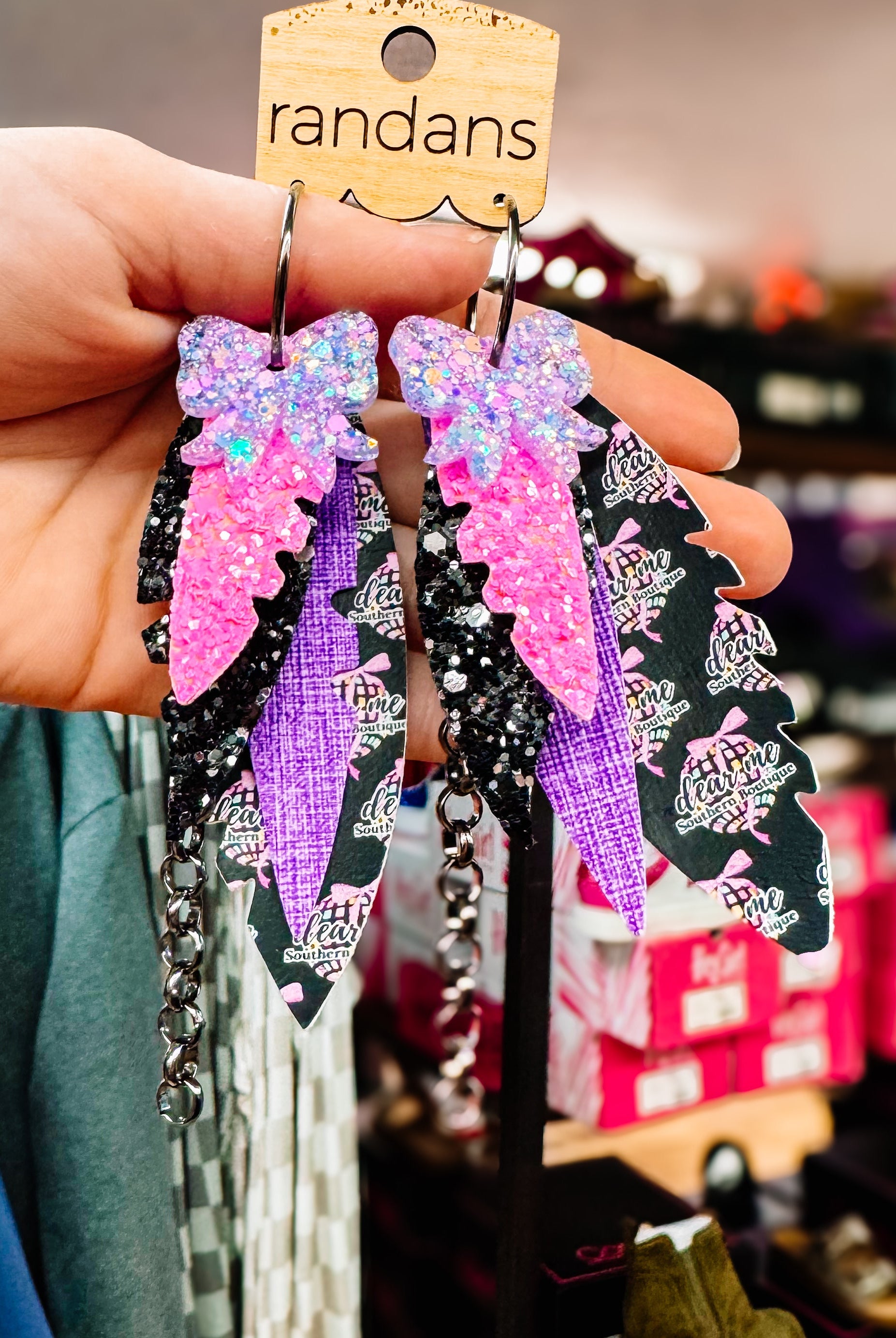 Randans x Dear Me Collab Fringe-Earrings-Dear Me Southern Boutique, located in DeRidder, Louisiana