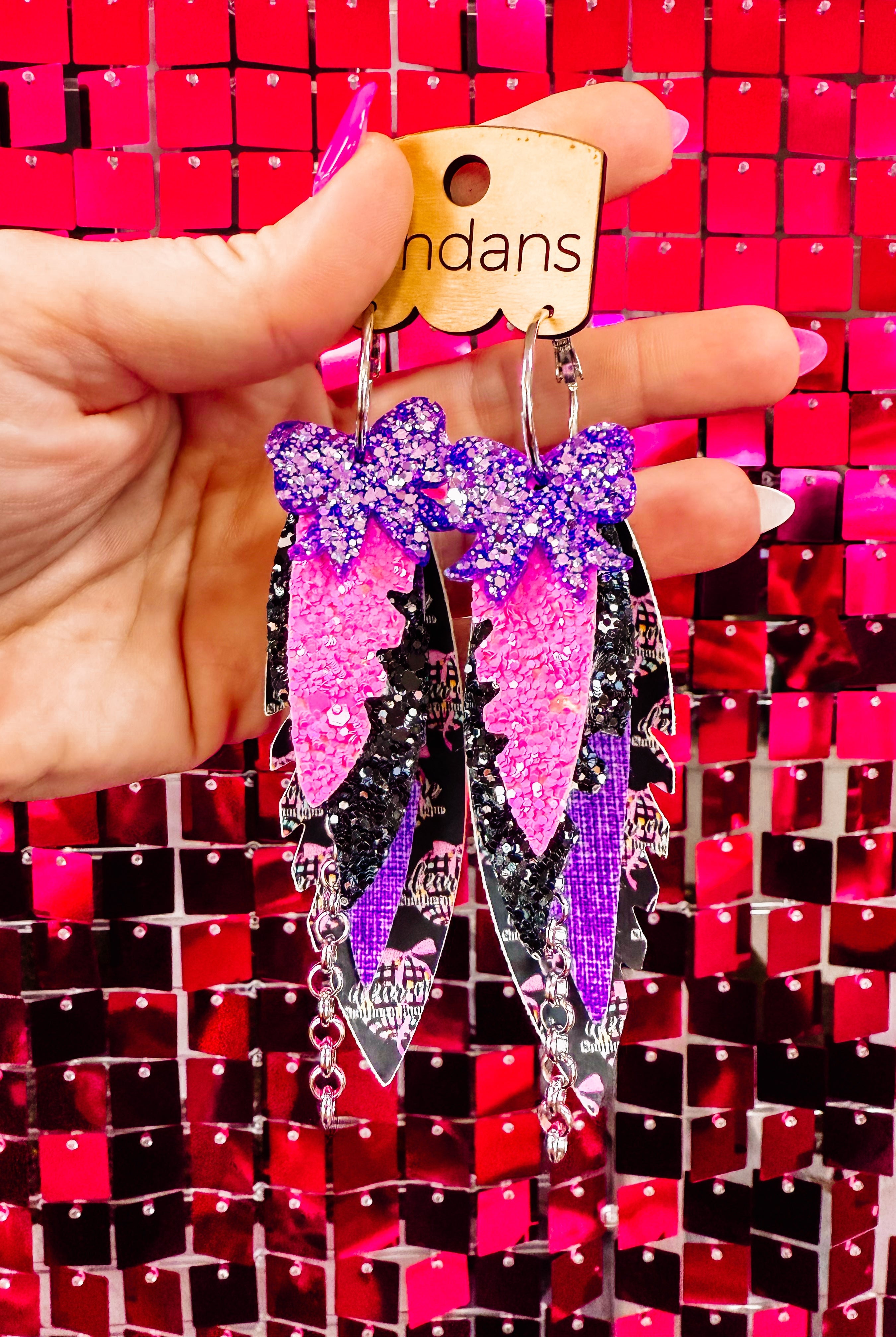 Randans x Dear Me Collab Fringe-Earrings-Dear Me Southern Boutique, located in DeRidder, Louisiana