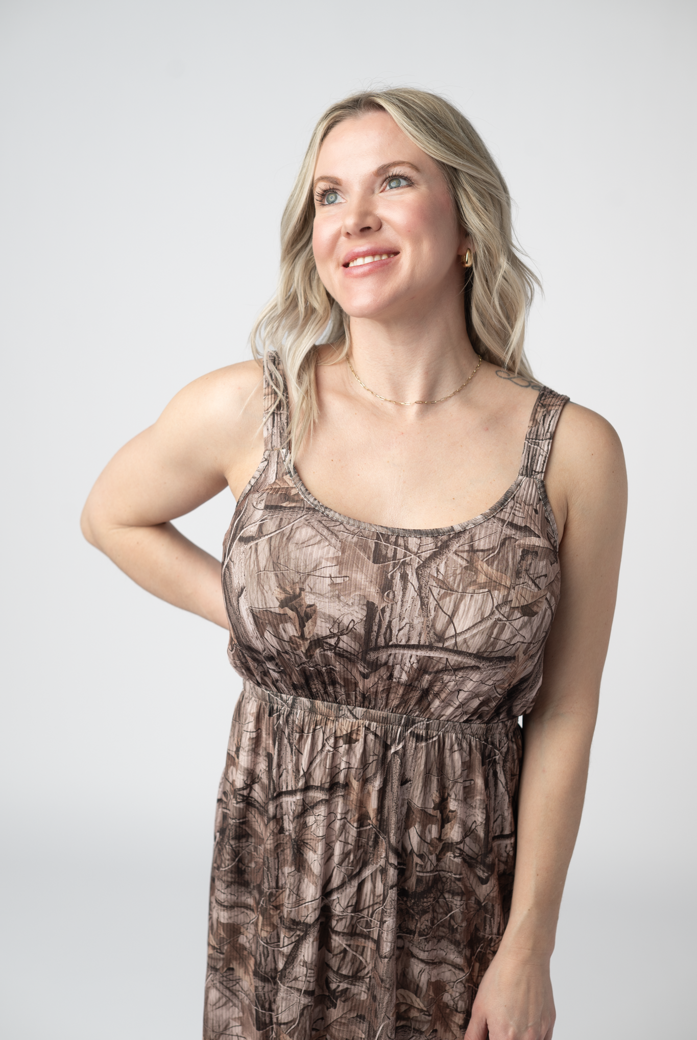 Reagan Dress - Camo FINAL SALE-dress-Dear Me Southern Boutique, located in DeRidder, Louisiana