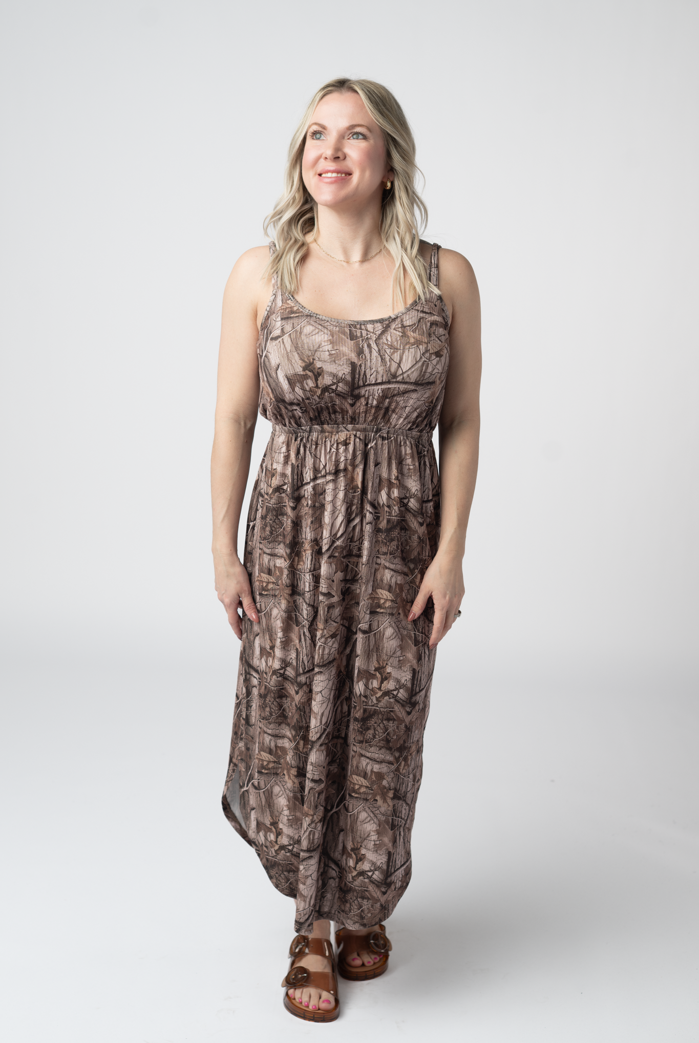 Reagan Dress - Camo FINAL SALE-dress-Dear Me Southern Boutique, located in DeRidder, Louisiana