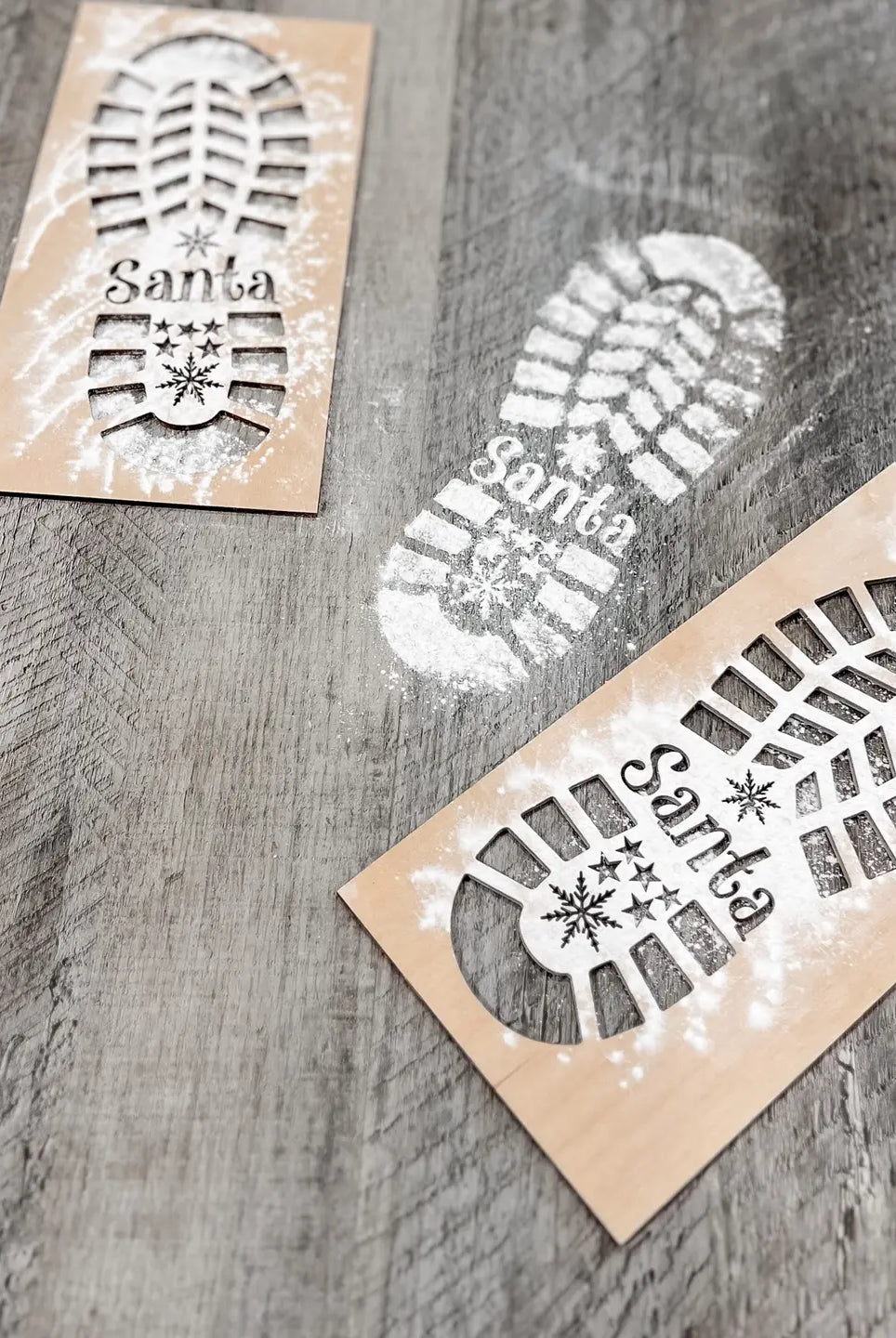 Reusable Santa Boot Print Cutout-Gifts-Dear Me Southern Boutique, located in DeRidder, Louisiana