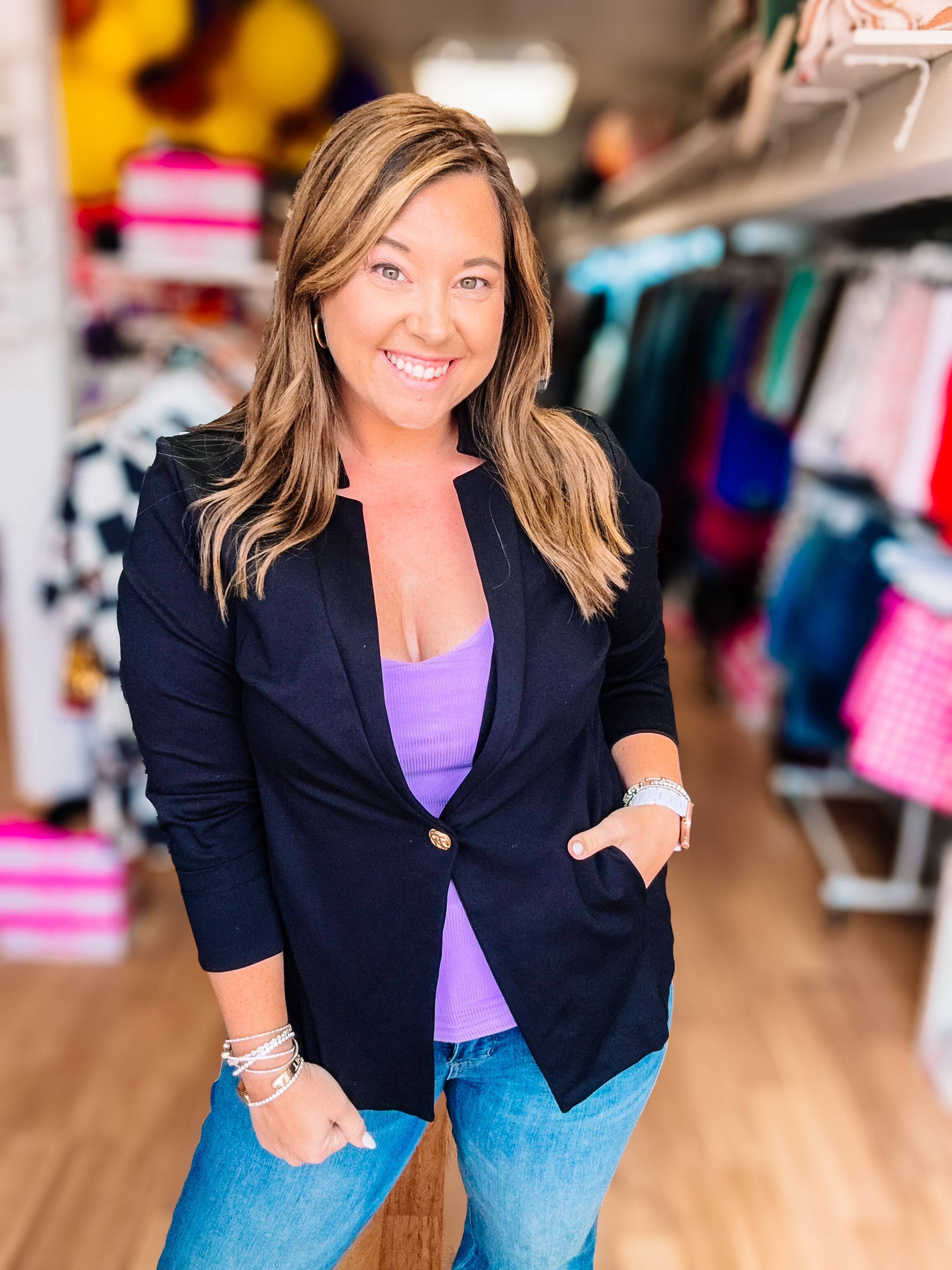Ribbed Built-in Bra Tank- Lavender-Tank Tops-Dear Me Southern Boutique, located in DeRidder, Louisiana