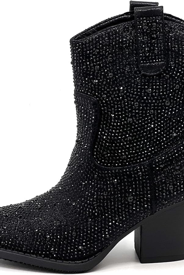 River Black Studded Boots - final sale-Boots-Dear Me Southern Boutique, located in DeRidder, Louisiana