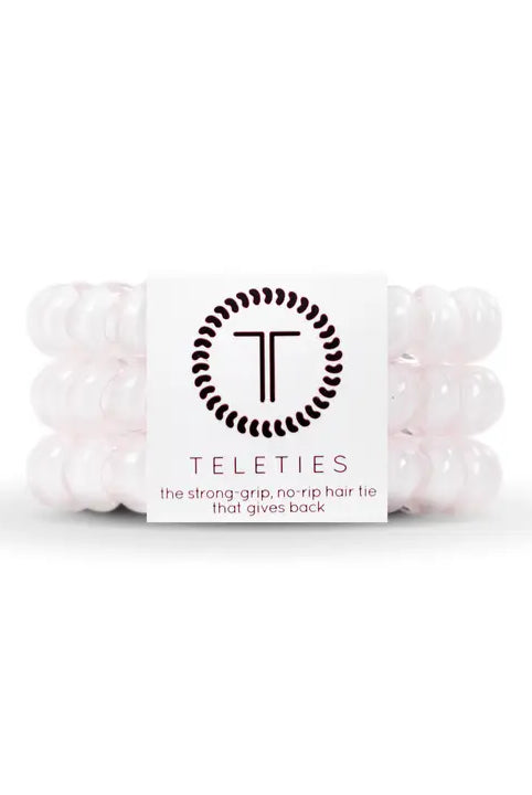 Rose Water Pink-Large Teleties-Mixed Hair Ties-Dear Me Southern Boutique, located in DeRidder, Louisiana