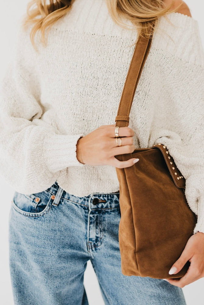 Rosemary Suede Bucket Bag-Presales-Dear Me Southern Boutique, located in DeRidder, Louisiana