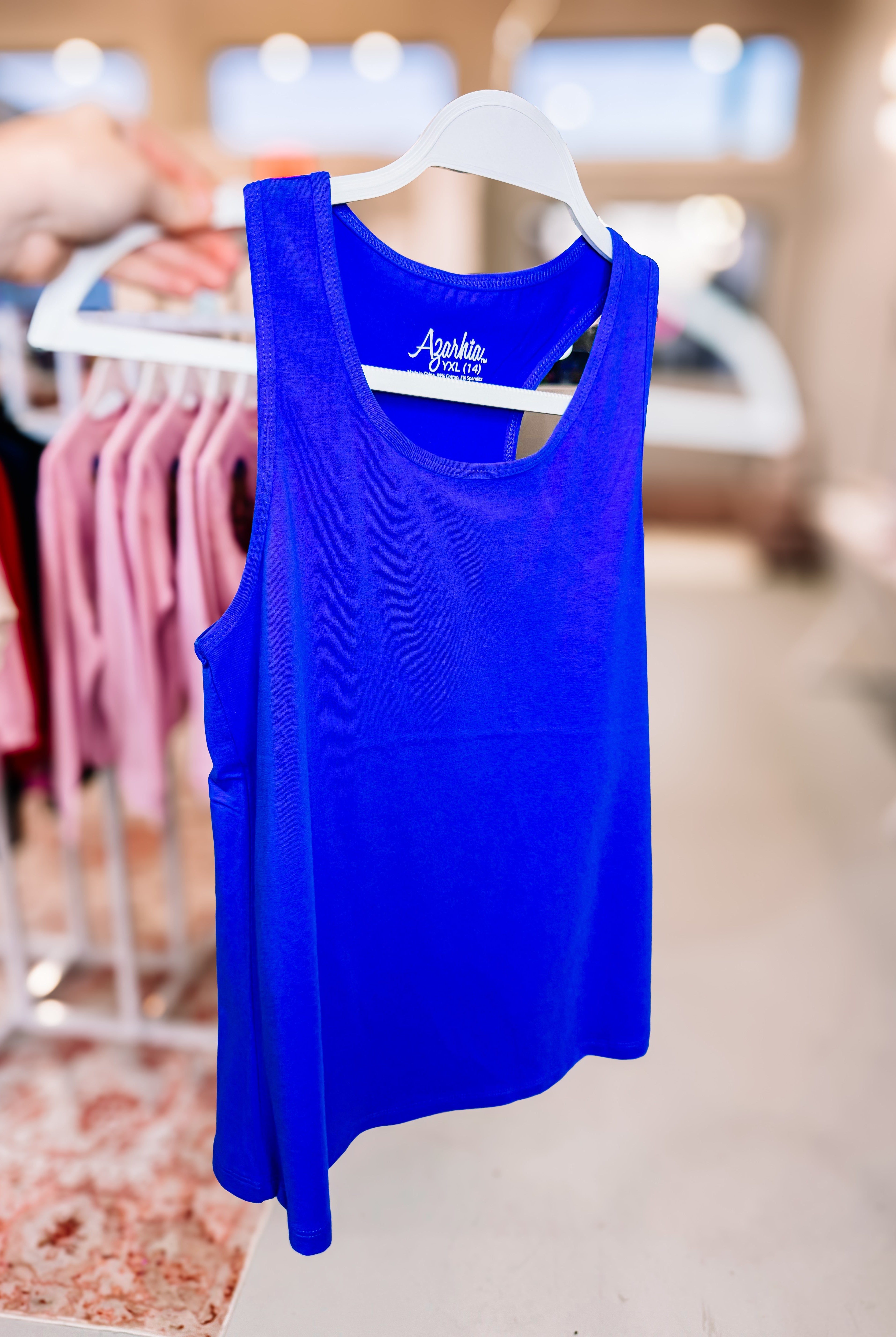 Royal Radiance Tank-JAG Tops-Dear Me Southern Boutique, located in DeRidder, Louisiana