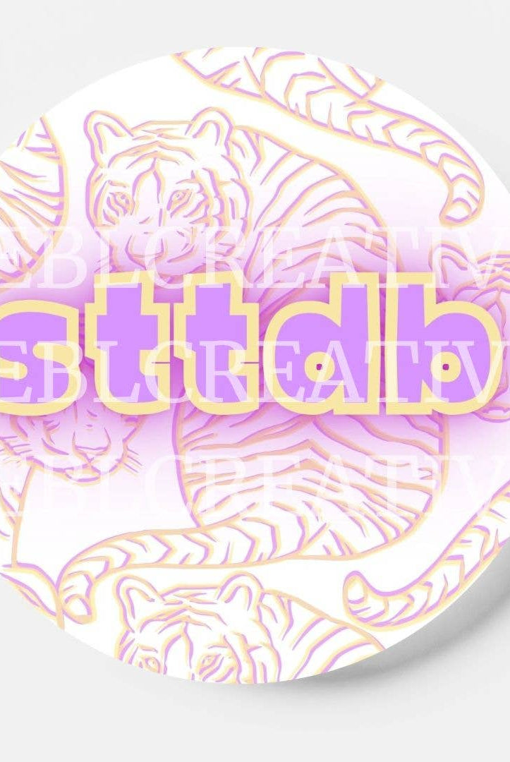 STTDB - Sassy Tigers - Game Day Button-Dear Me Southern Boutique, located in DeRidder, Louisiana