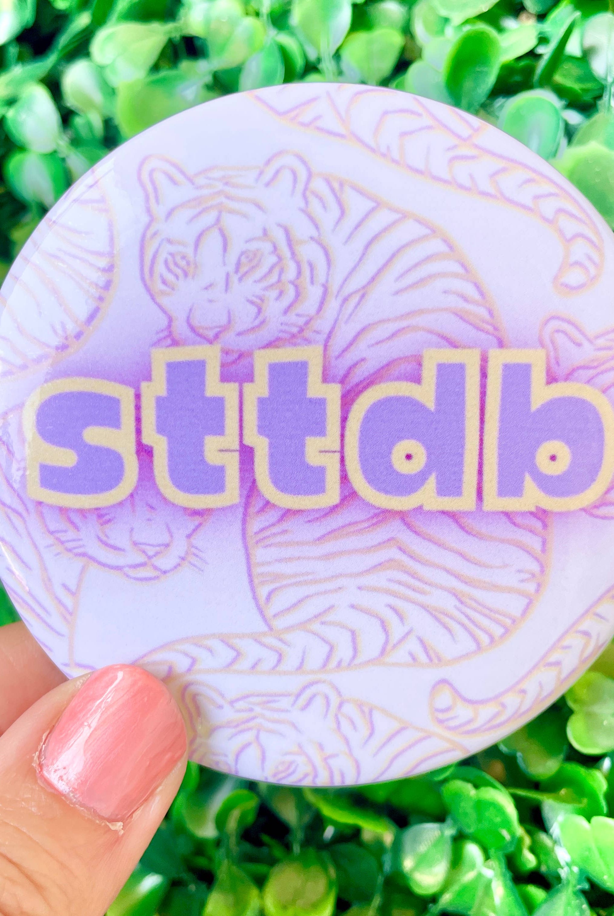 STTDB - Sassy Tigers - Game Day Button-Dear Me Southern Boutique, located in DeRidder, Louisiana
