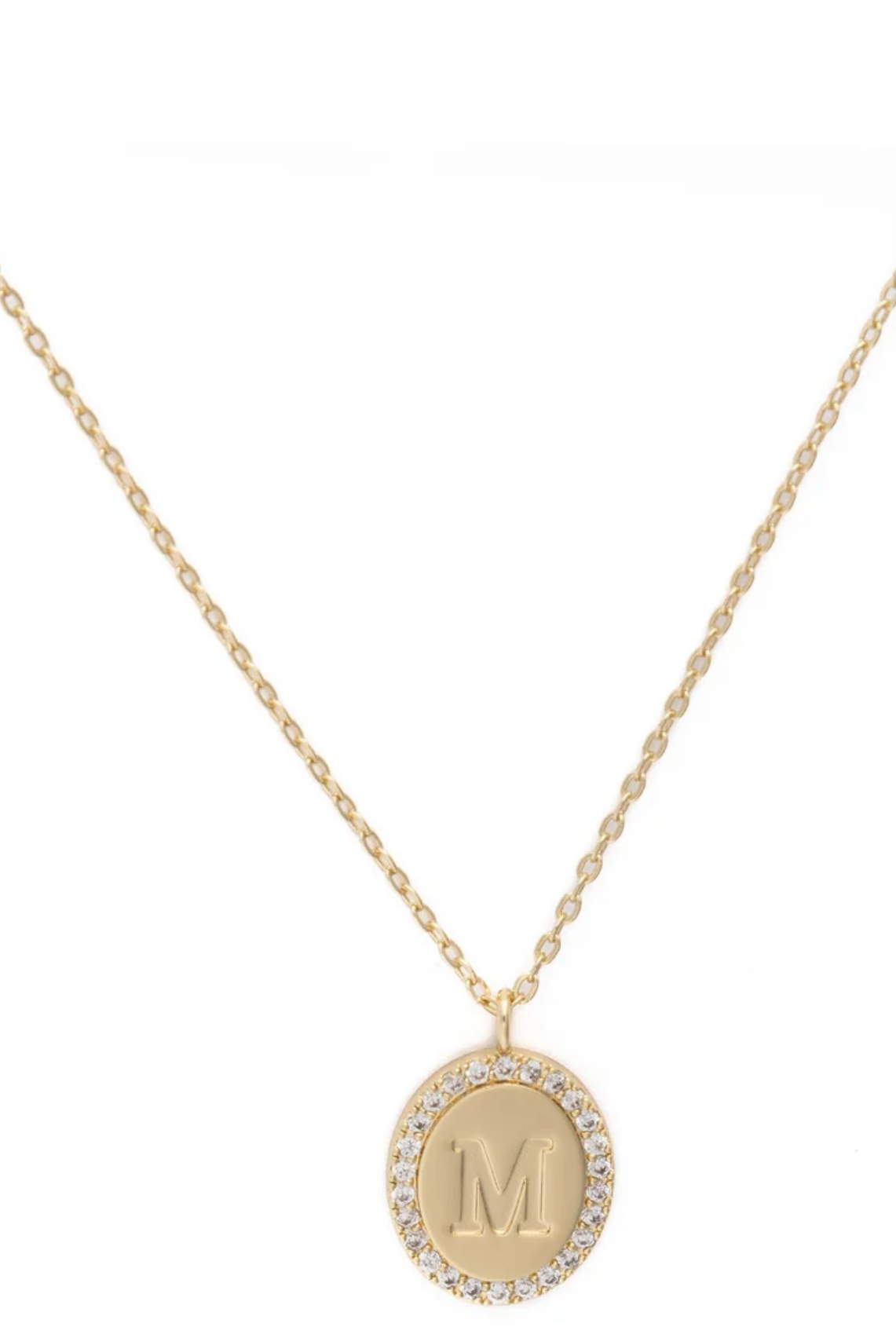Samantha Initial Necklace-Jewelry - Necklaces-Dear Me Southern Boutique, located in DeRidder, Louisiana