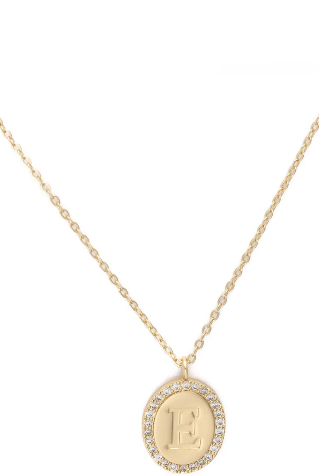 Samantha Initial Necklace-Jewelry - Necklaces-Dear Me Southern Boutique, located in DeRidder, Louisiana