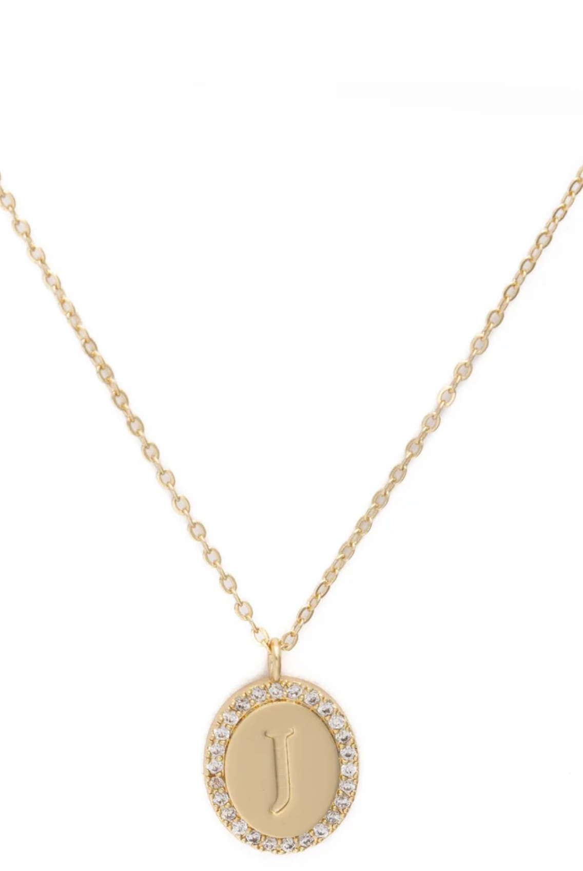 Samantha Initial Necklace-Necklaces-Dear Me Southern Boutique, located in DeRidder, Louisiana