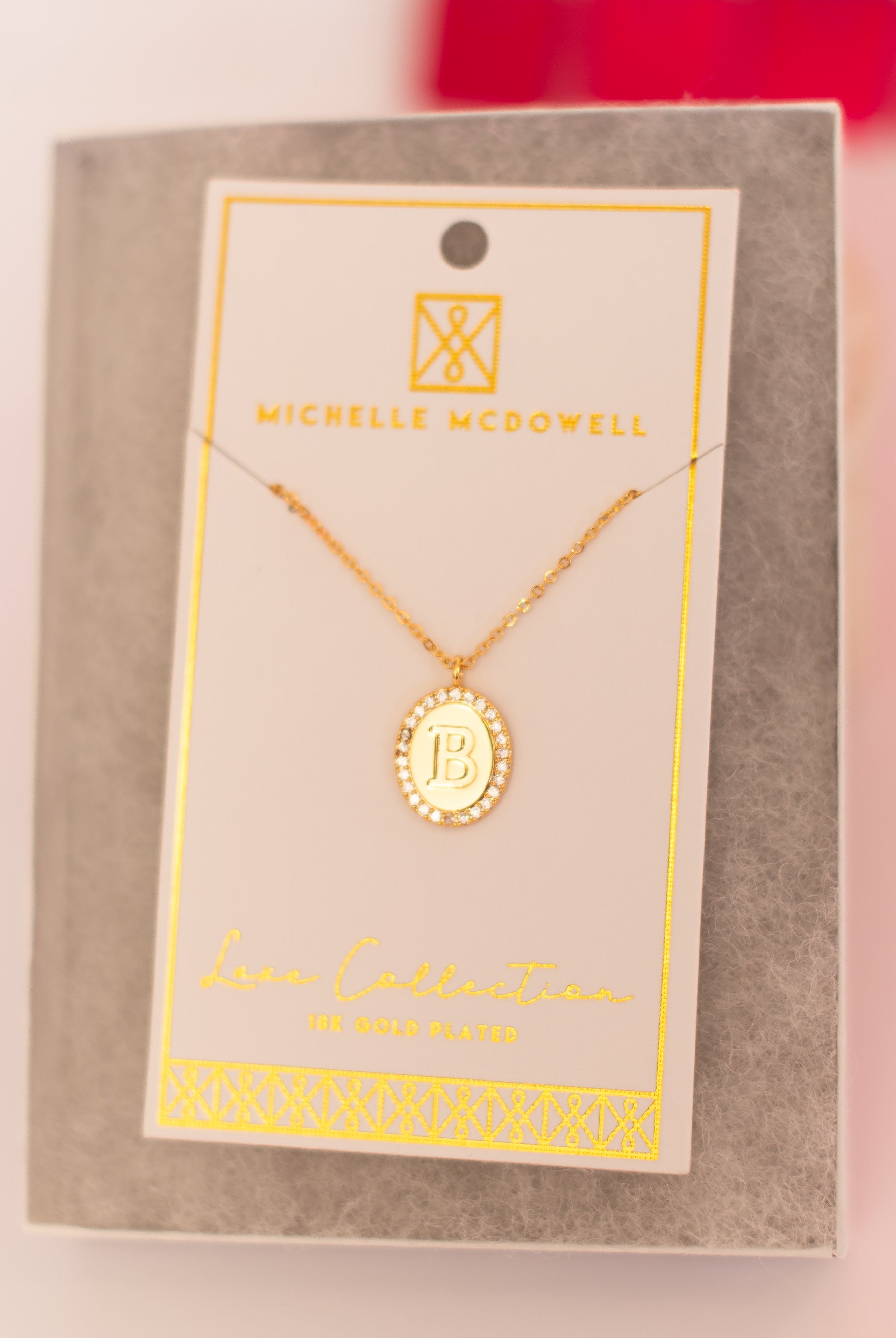 Samantha Initial Necklace-Necklaces-Dear Me Southern Boutique, located in DeRidder, Louisiana