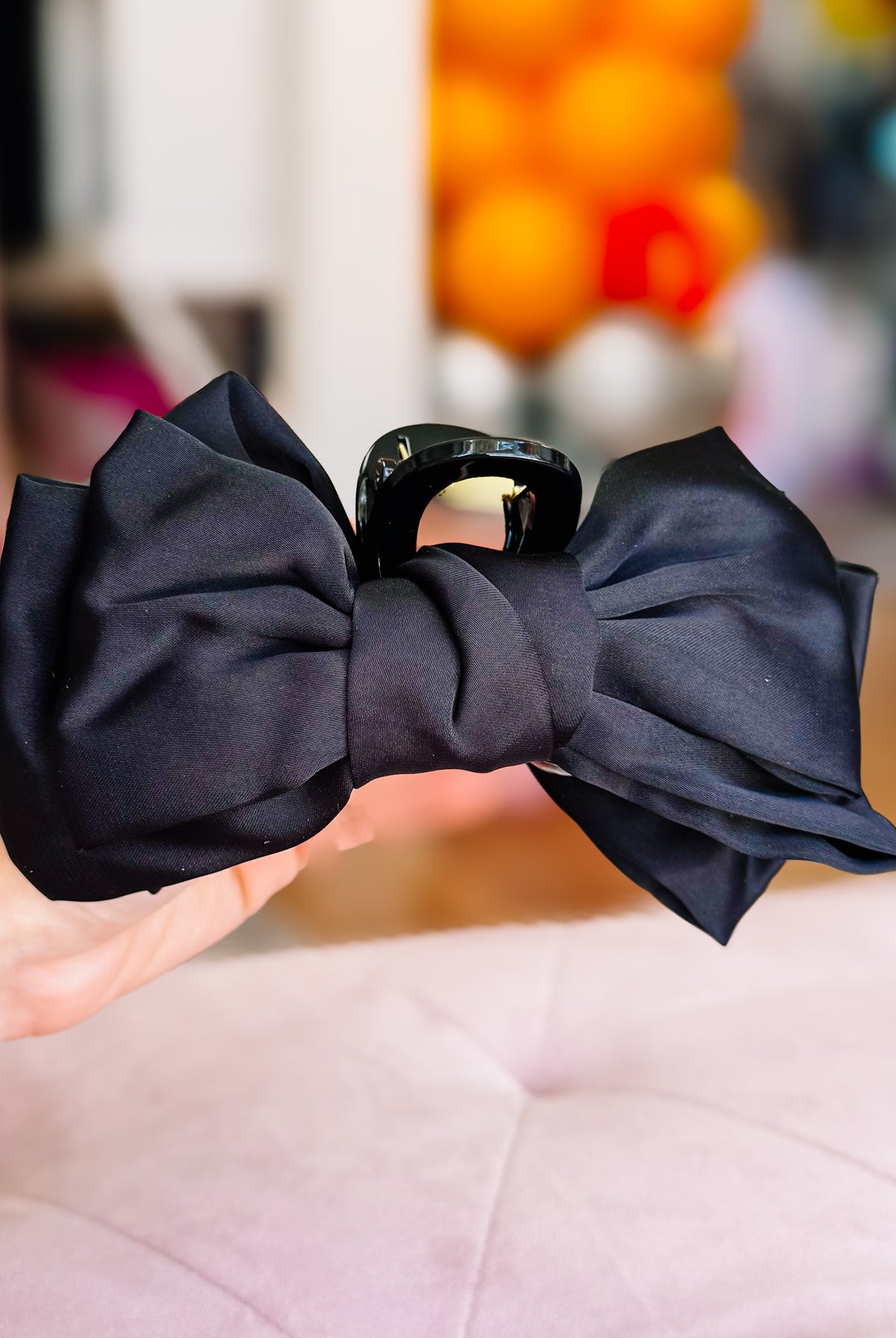 Satin Bougie Bow Claw Clip-Hair accessories-Dear Me Southern Boutique, located in DeRidder, Louisiana