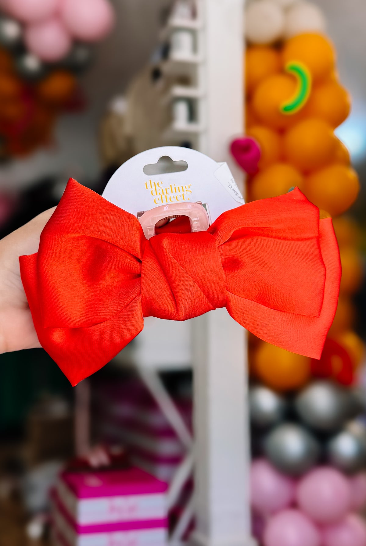 Satin Bougie Bow Claw Clip-Hair accessories-Dear Me Southern Boutique, located in DeRidder, Louisiana