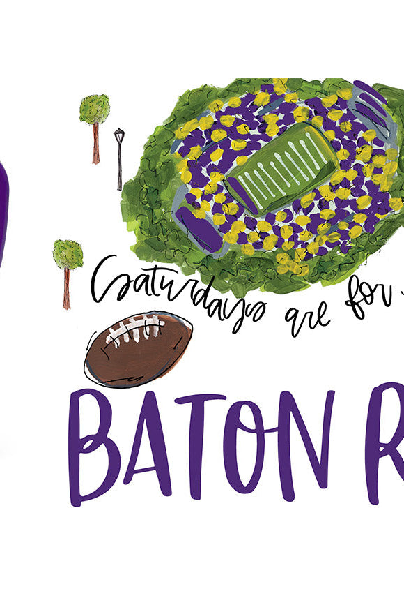 Saturdays in Baton Rouge Swig Party Cup-Tumblers-Dear Me Southern Boutique, located in DeRidder, Louisiana