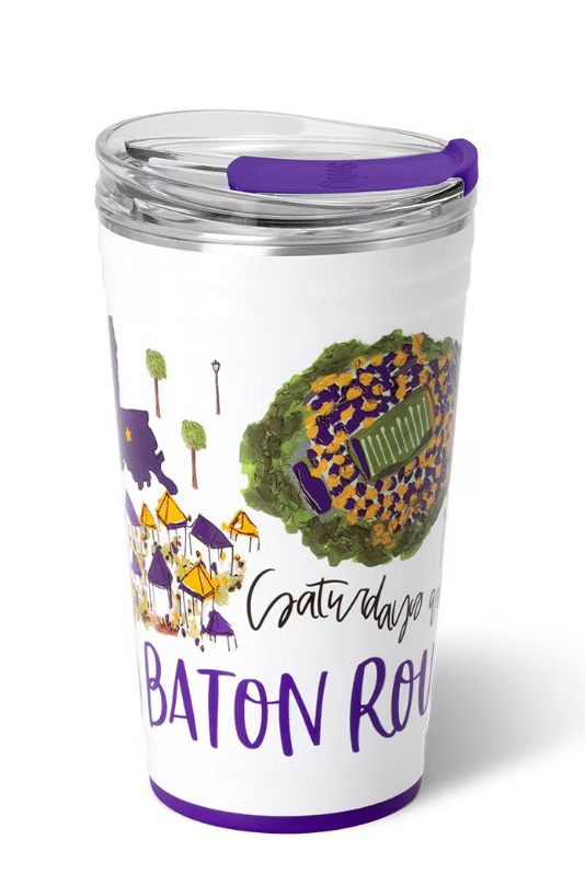 Saturdays in Baton Rouge Swig Party Cup-Tumblers-Dear Me Southern Boutique, located in DeRidder, Louisiana