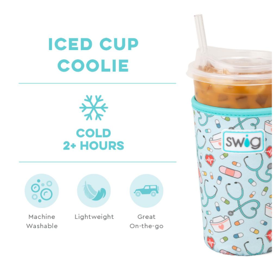 Scrub Life Swig Iced Cup Coolie-Drink Coolies-Dear Me Southern Boutique, located in DeRidder, Louisiana