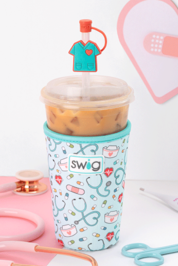 Scrub Life Swig Iced Cup Coolie-Drink Coolies-Dear Me Southern Boutique, located in DeRidder, Louisiana