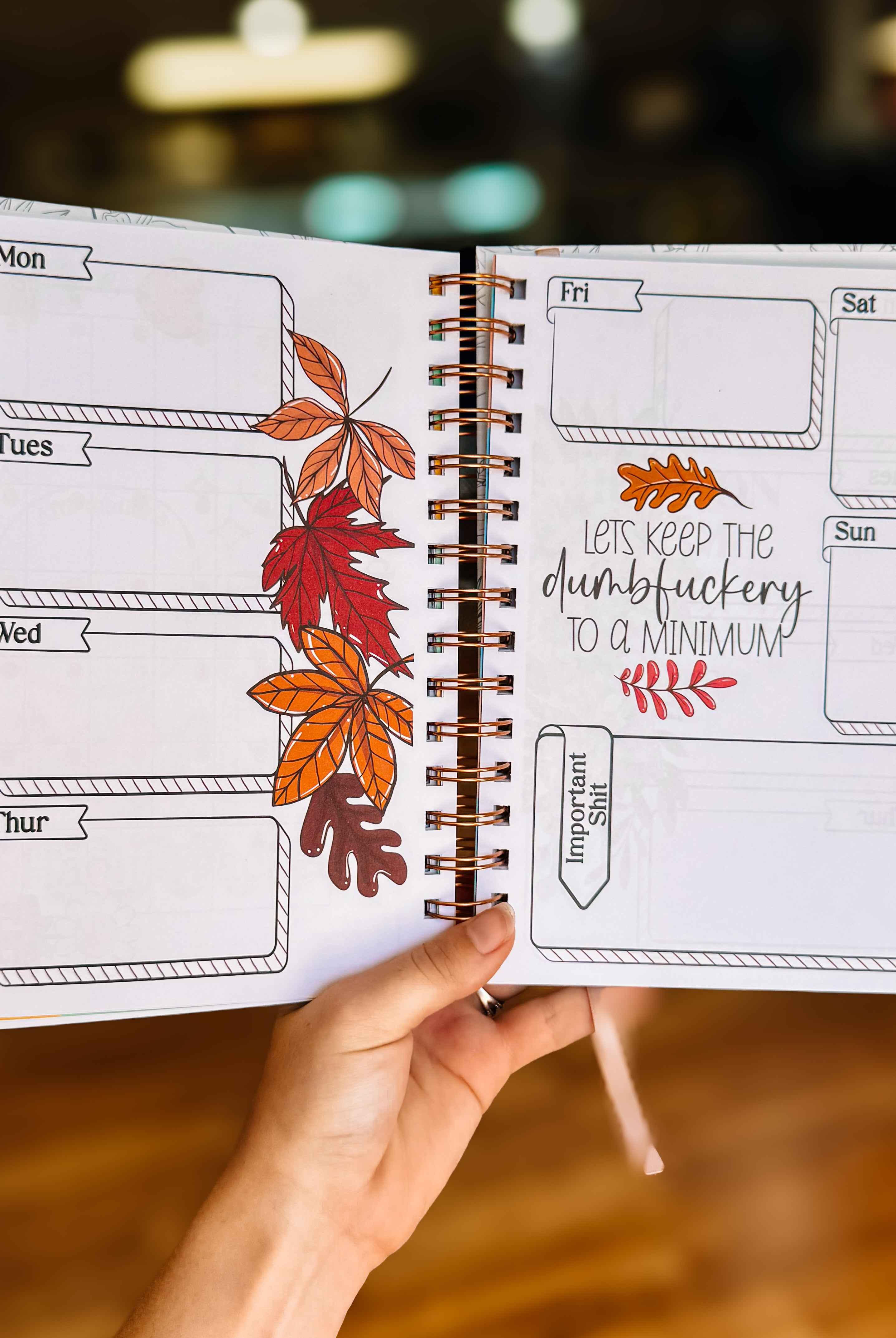 Seize The Day Planner-Dear Me Southern Boutique, located in DeRidder, Louisiana