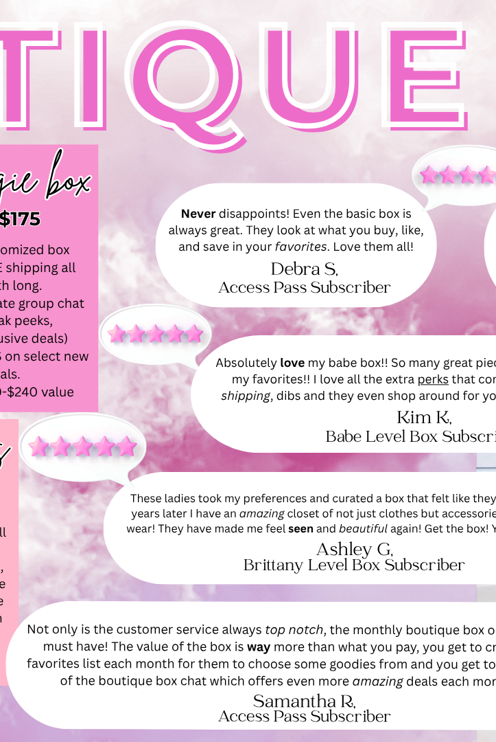 September Dear Me Boutique Boxes-Boutique Box-Dear Me Southern Boutique, located in DeRidder, Louisiana