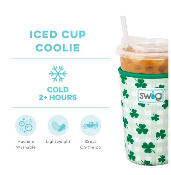 Shamrock The Block Swig Iced Cup Coolie-Drink Coolies-Dear Me Southern Boutique, located in DeRidder, Louisiana