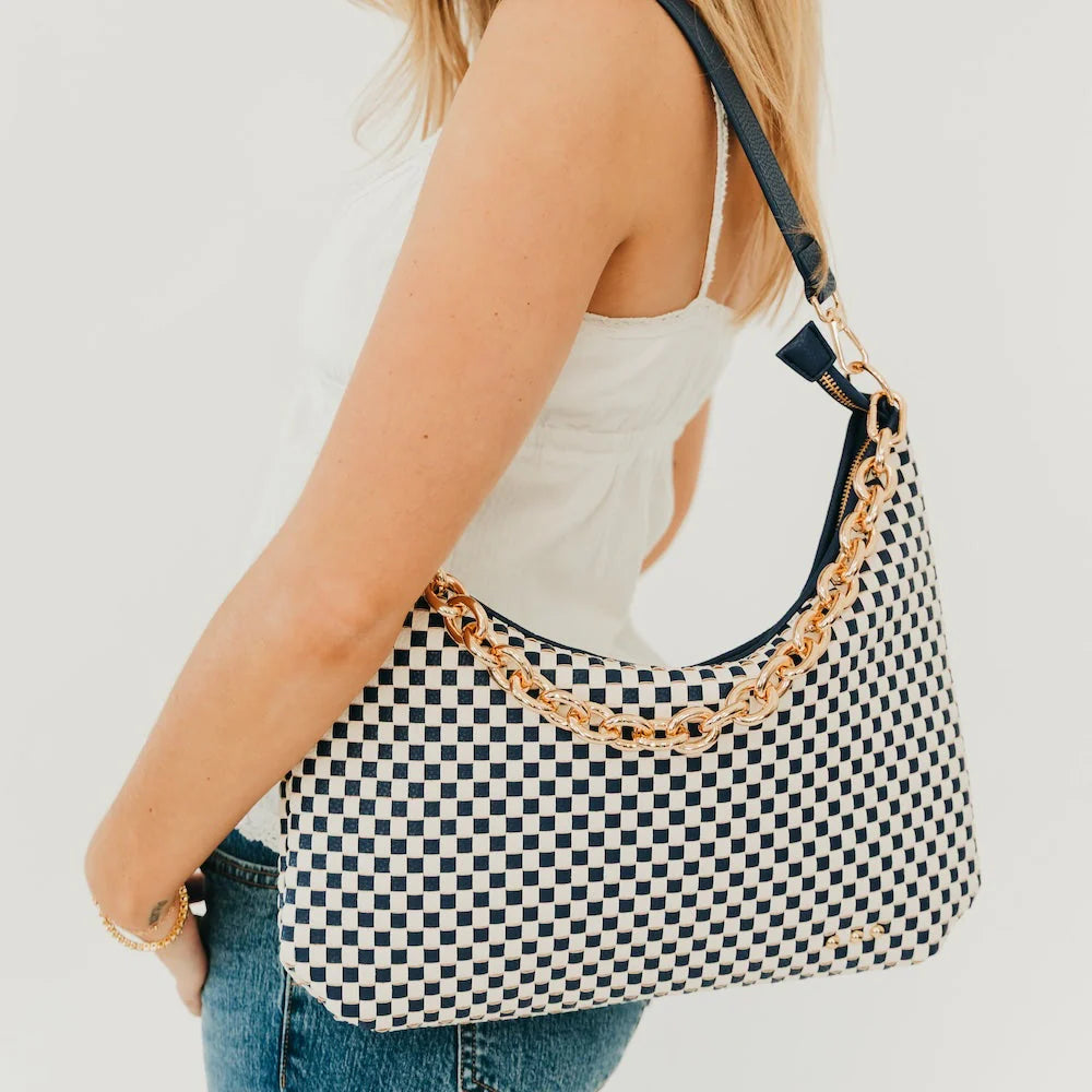Sienna Slouchy Woven Shoulder Bag - 11 Colors-Dear Me Southern Boutique, located in DeRidder, Louisiana