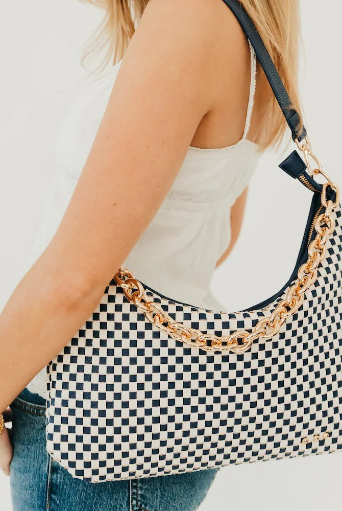 Sienna Slouchy Woven Shoulder Bag-Dear Me Southern Boutique, located in DeRidder, Louisiana