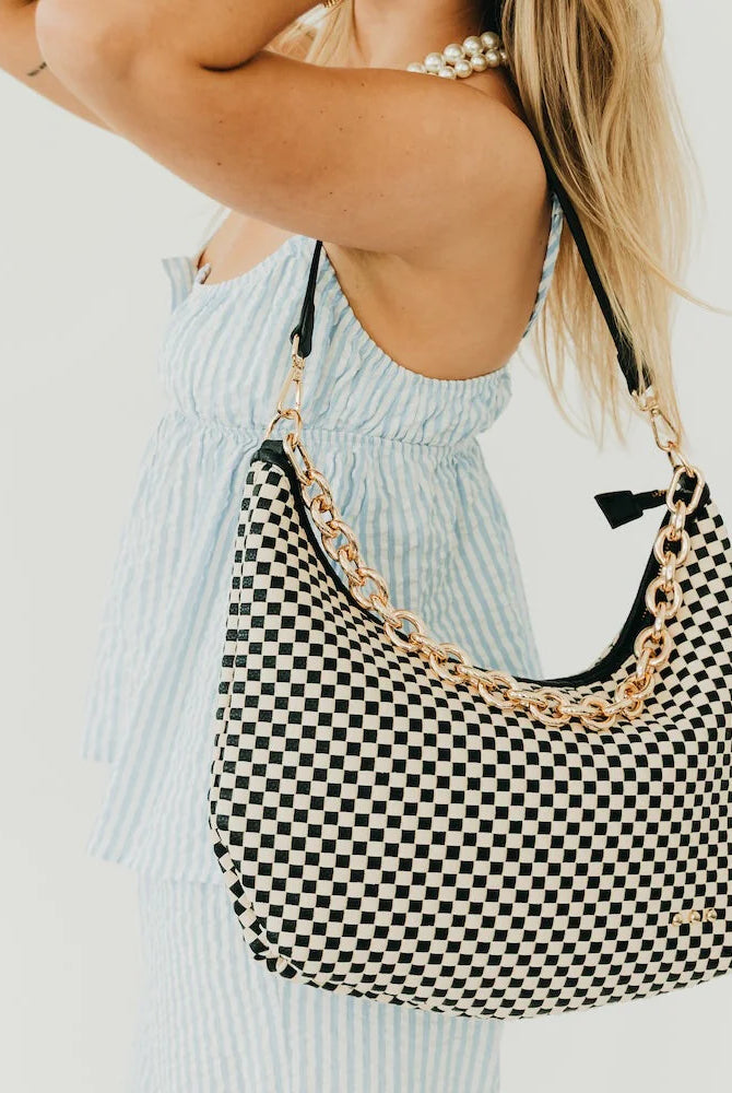 Sienna Slouchy Woven Shoulder Bag-Dear Me Southern Boutique, located in DeRidder, Louisiana