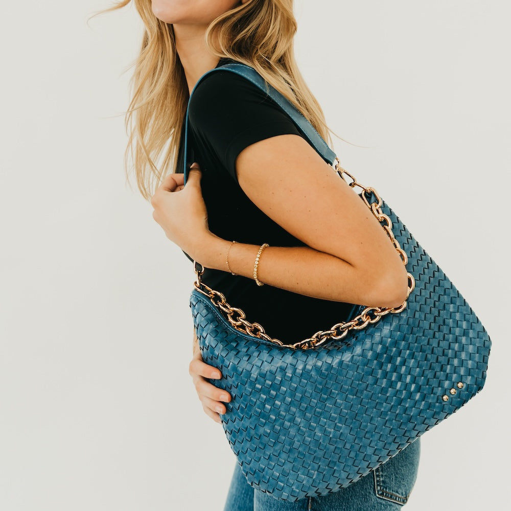 Sienna Slouchy Woven Shoulder Bag - TOP SELLER-Presales-Dear Me Southern Boutique, located in DeRidder, Louisiana