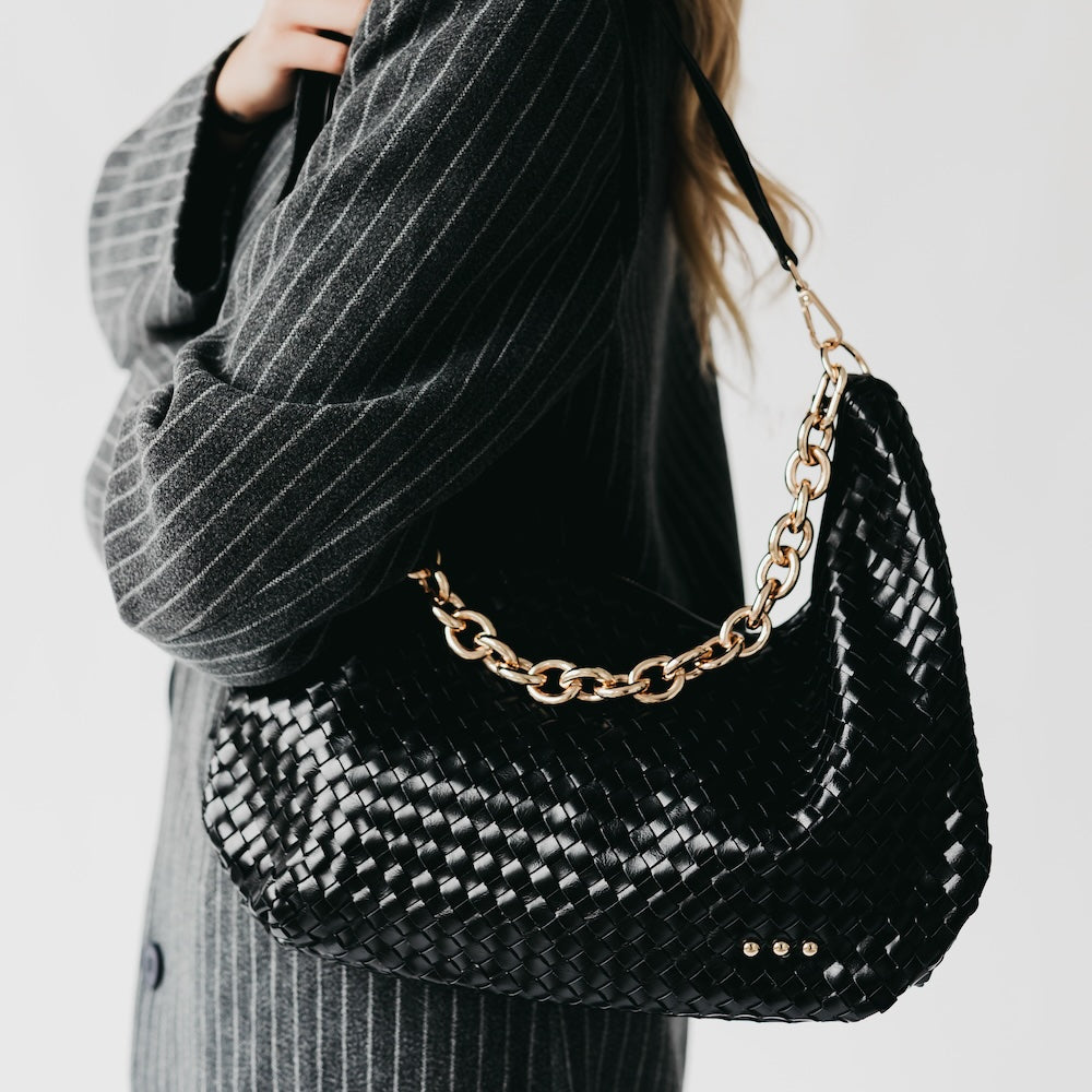 Sienna Slouchy Woven Shoulder Bag - TOP SELLER-Presales-Dear Me Southern Boutique, located in DeRidder, Louisiana