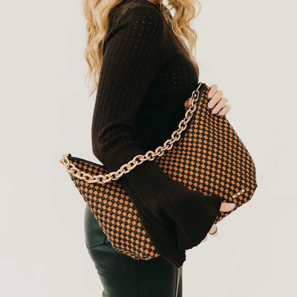 Sienna Slouchy Woven Shoulder Bag - TOP SELLER-Presales-Dear Me Southern Boutique, located in DeRidder, Louisiana