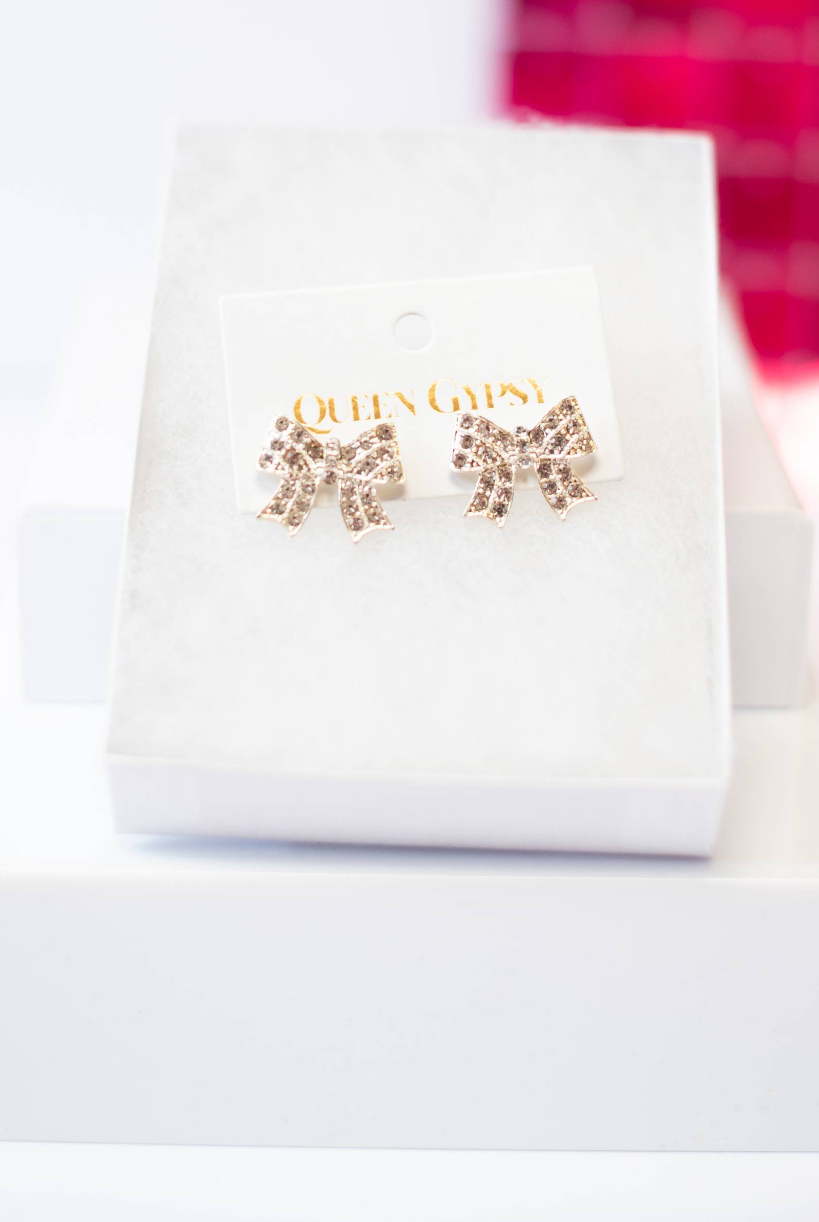 Simply Bow-tiful Stud Earrings-Earrings-Dear Me Southern Boutique, located in DeRidder, Louisiana