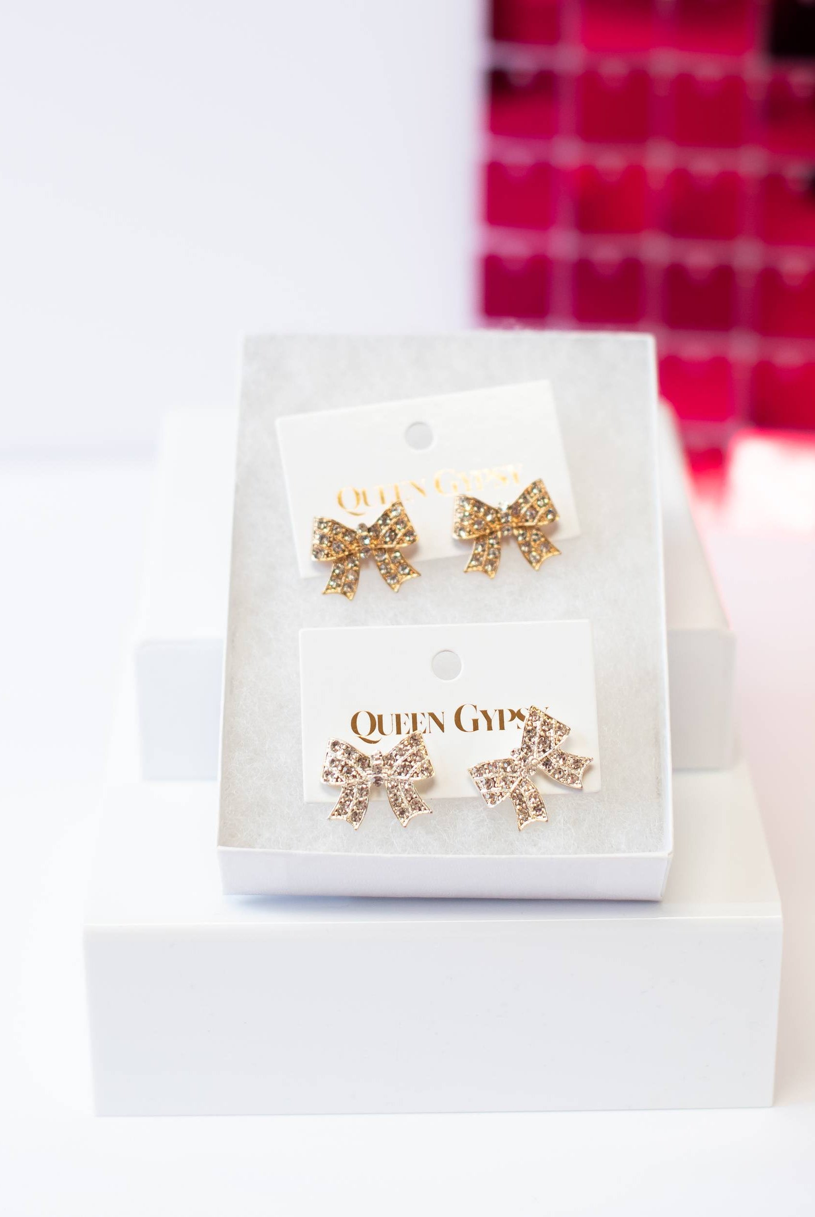 Simply Bow-tiful Stud Earrings-Earrings-Dear Me Southern Boutique, located in DeRidder, Louisiana
