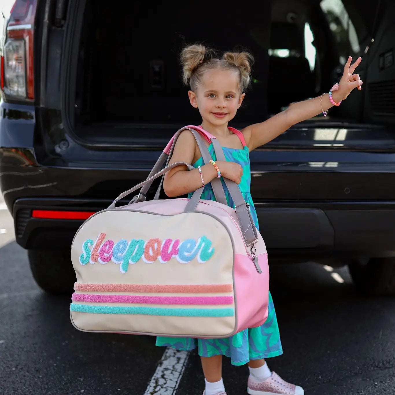 Sleepover Jadelynn Brooke Duffel-JAG Duffle Bags-Dear Me Southern Boutique, located in DeRidder, Louisiana