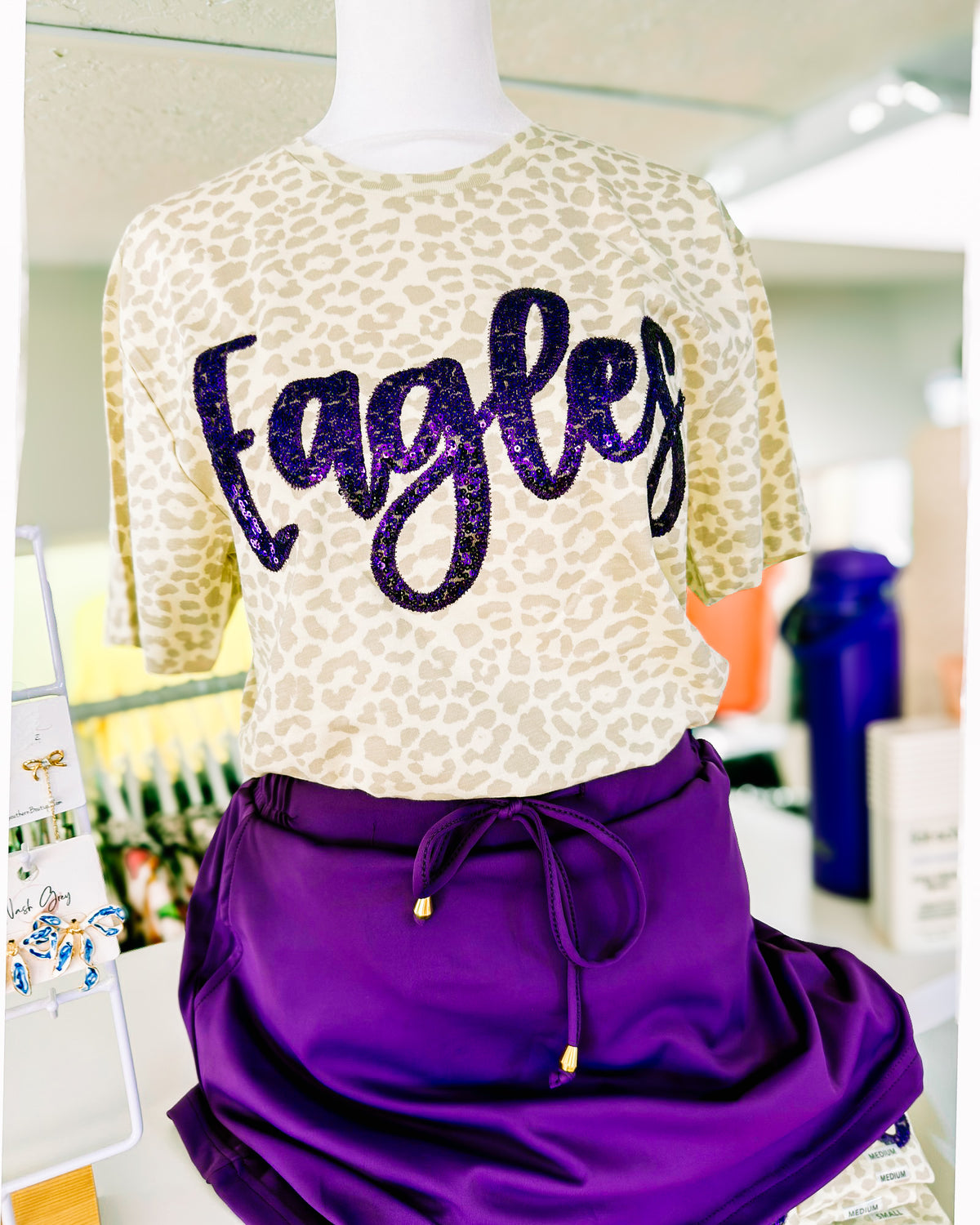 Solid Primary Purple Everyday Skort-Shorts/Skirts/Skorts-Dear Me Southern Boutique, located in DeRidder, Louisiana
