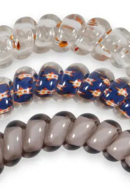 Spiral Hair Coils | Small | Houston Astros Hair Ties-Game Day-Dear Me Southern Boutique, located in DeRidder, Louisiana