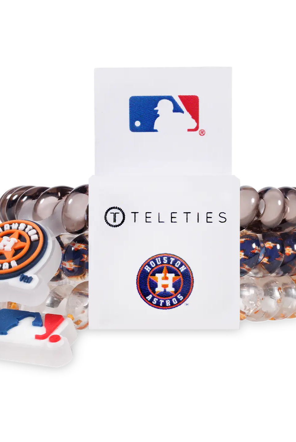 Spiral Hair Coils | Small | Houston Astros Hair Ties-Game Day-Dear Me Southern Boutique, located in DeRidder, Louisiana