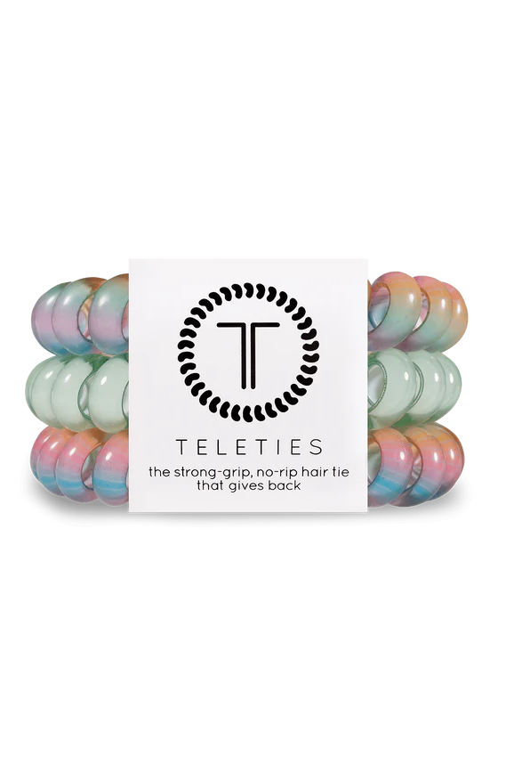 Sprung Out Mix Pack Teleties- Large-Large Hair Ties-Dear Me Southern Boutique, located in DeRidder, Louisiana