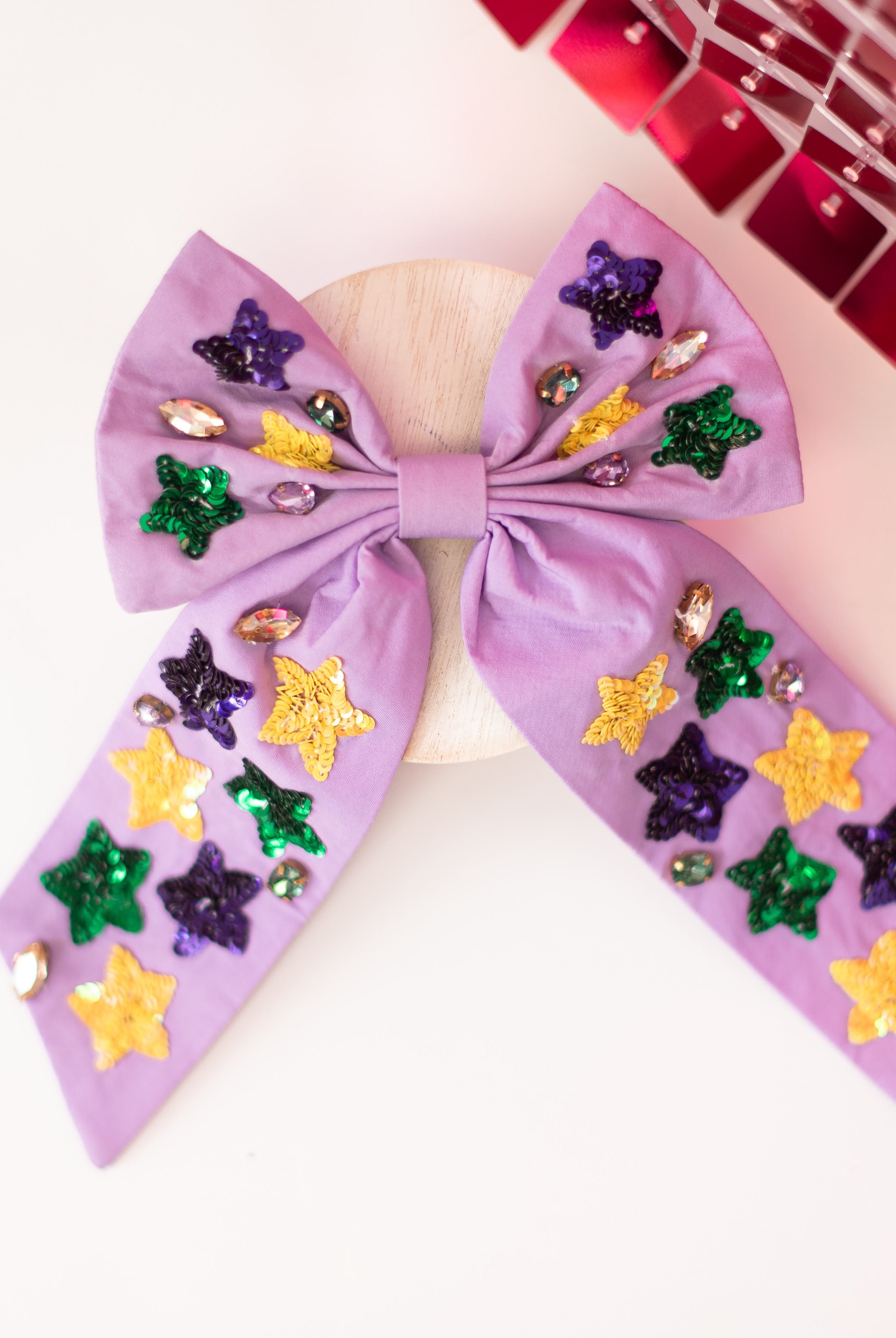 Star Of The Show Coquette Hair Bow-Hair Clips-Dear Me Southern Boutique, located in DeRidder, Louisiana
