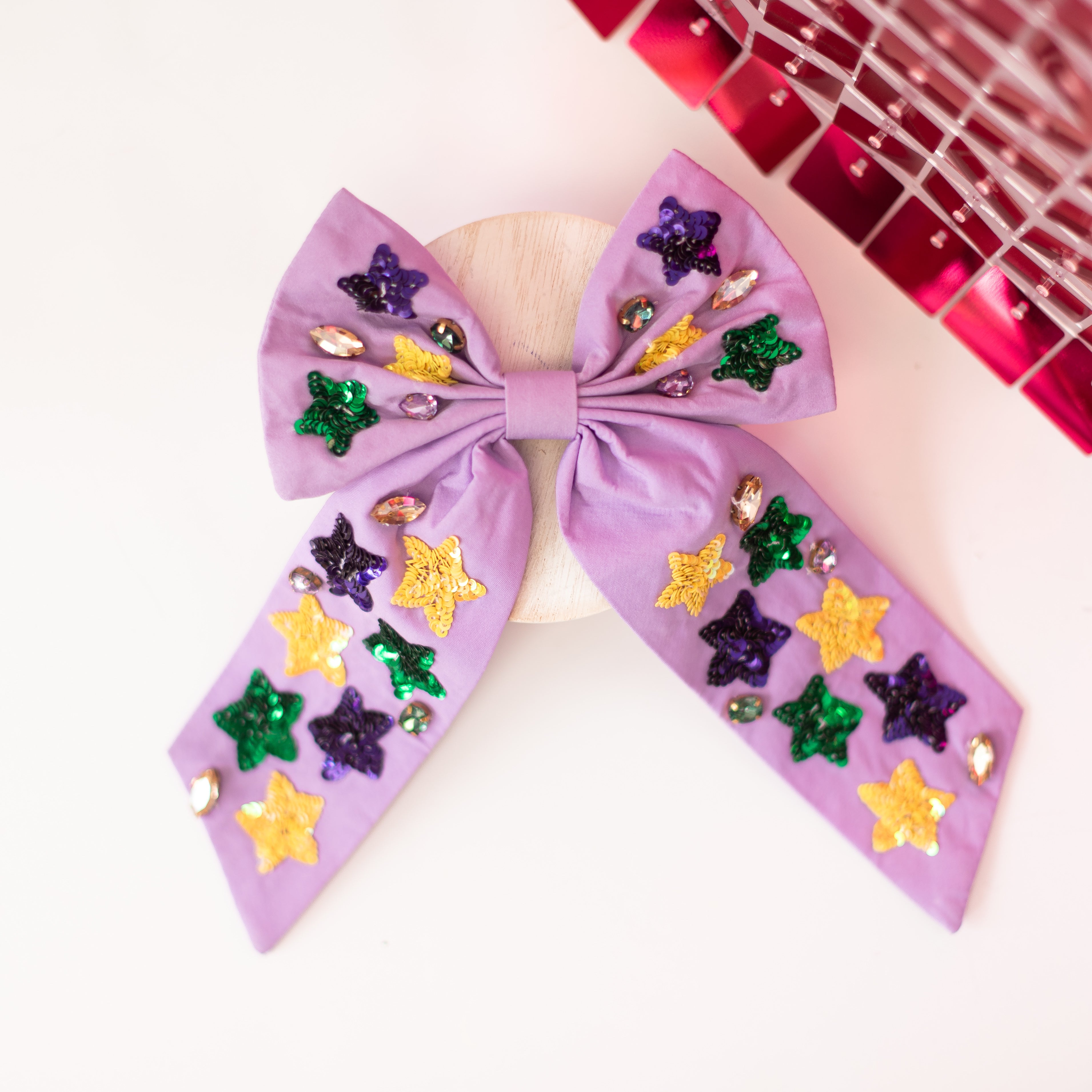 Star Of The Show Coquette Hair Bow-Hair Clips-Dear Me Southern Boutique, located in DeRidder, Louisiana