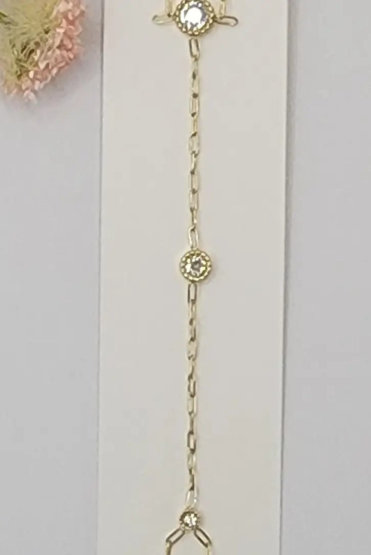 Stardust Hand Chain Waterproof-Jewelry-Dear Me Southern Boutique, located in DeRidder, Louisiana