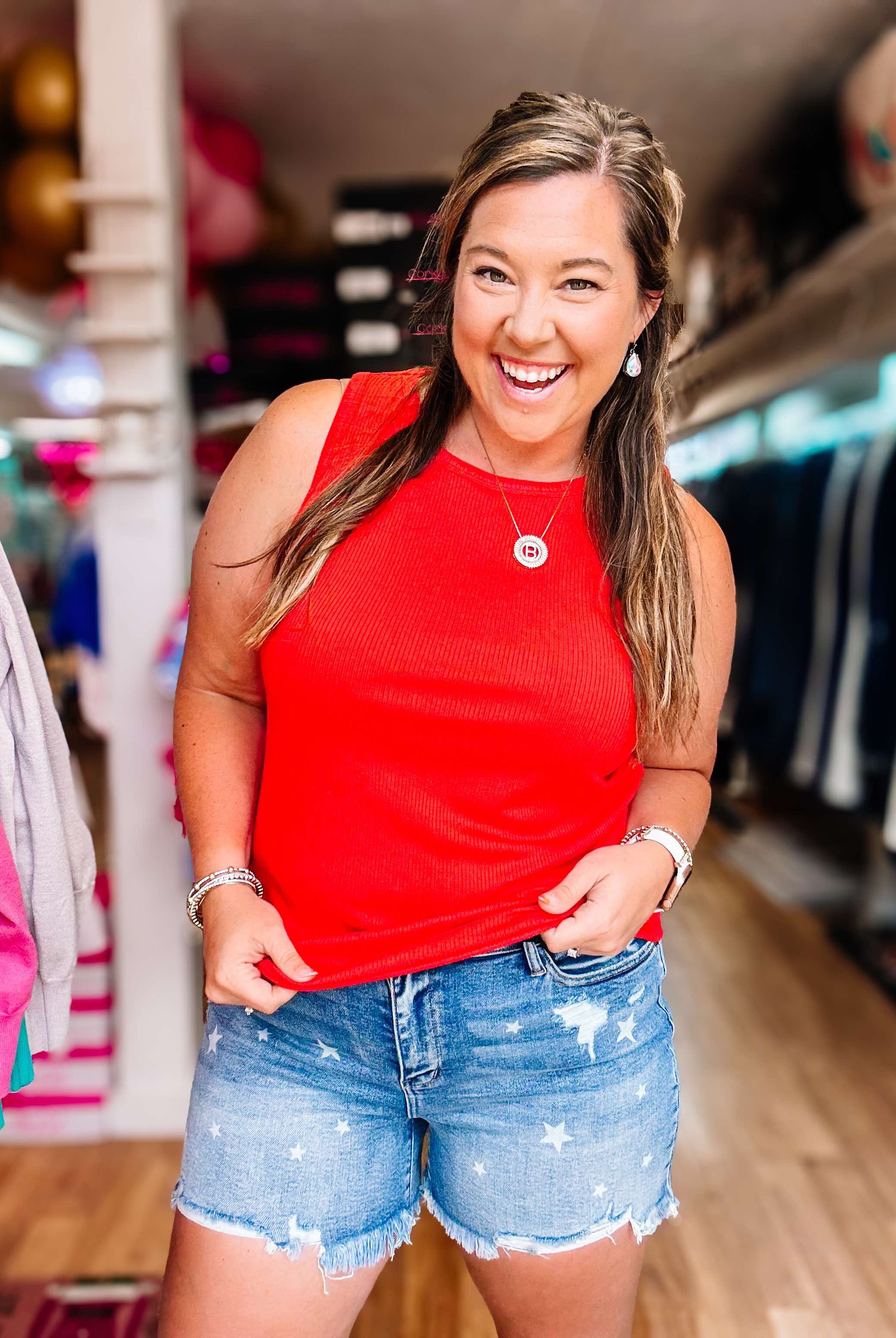 Starry Nights Judy Blue Shorts-Shorts-Dear Me Southern Boutique, located in DeRidder, Louisiana