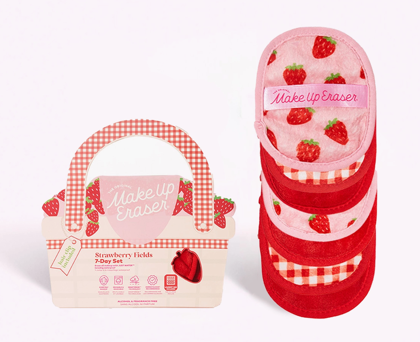 Strawberry Fields 7-Day Set Makeup Eraser-Skin Care-Dear Me Southern Boutique, located in DeRidder, Louisiana