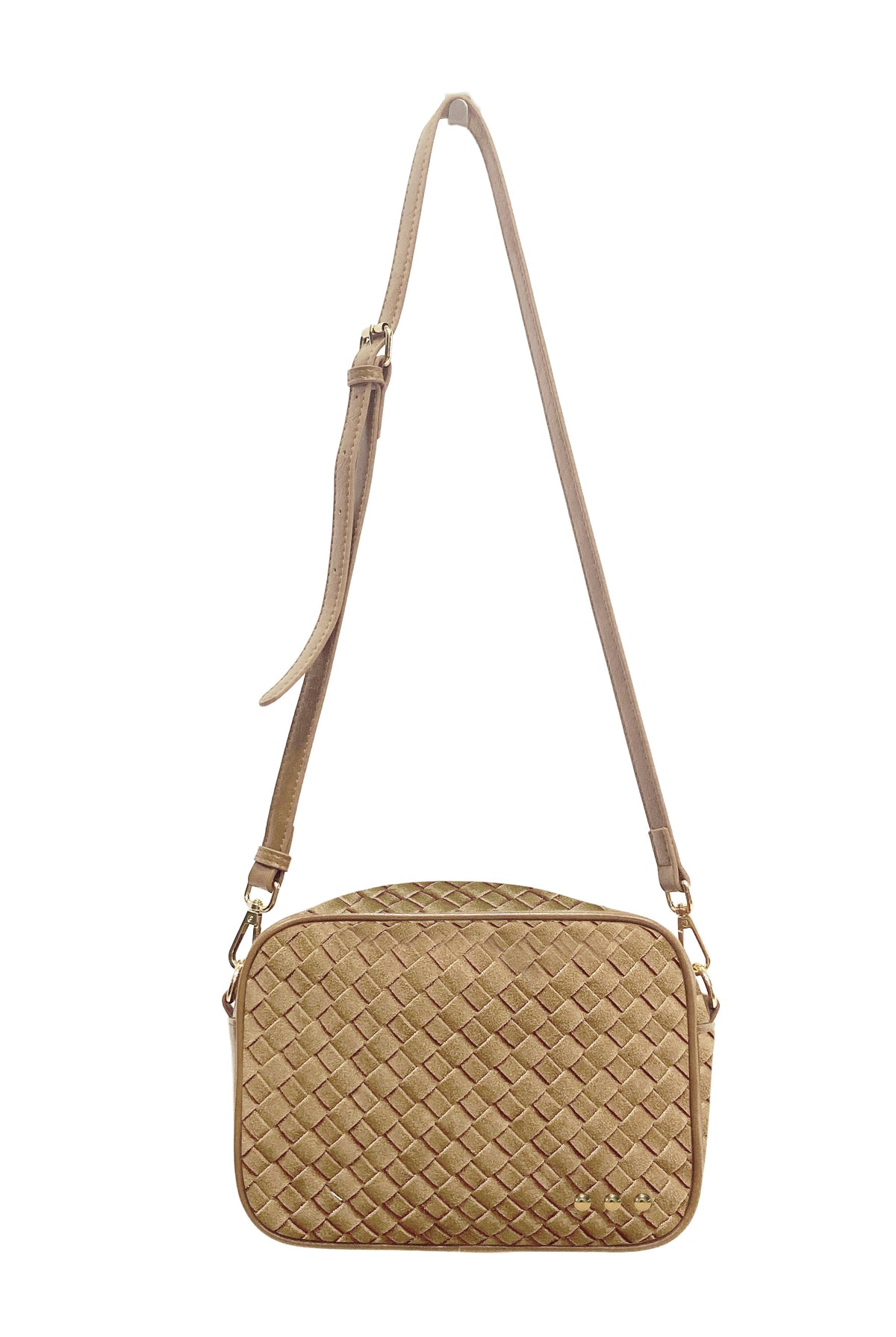 Suede Woven Willow Camera Crossbody Bag-Presales-Dear Me Southern Boutique, located in DeRidder, Louisiana